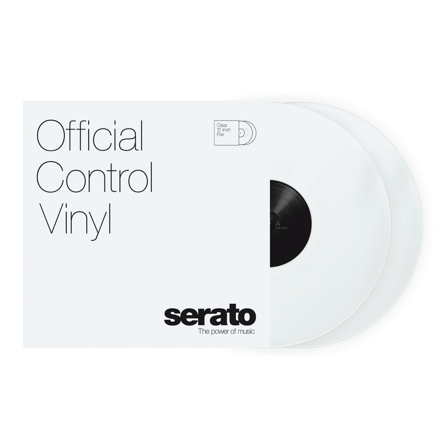 Serato Performance Series Vinyl Pair - Clear