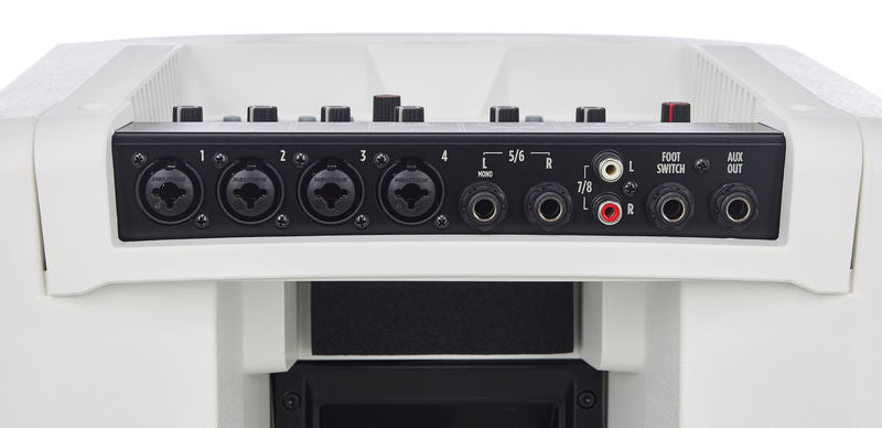 RCF EVOX JMIX8 White Column PA System with Digital Mixer