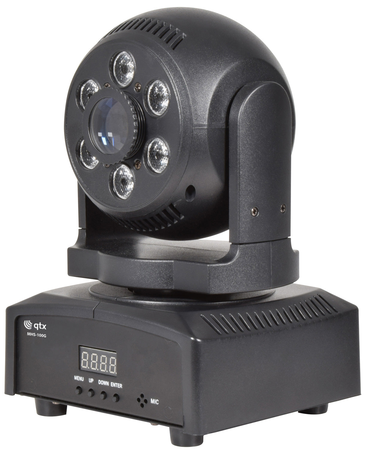 QTX MHS-100G - 100W Spot-Wash LED Moving Head with GOBOs (150457)