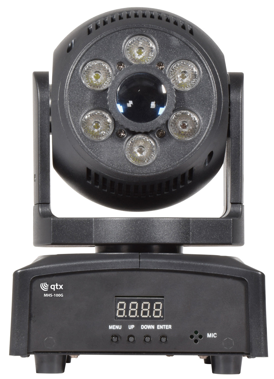 QTX MHS-100G - 100W Spot-Wash LED Moving Head with GOBOs (150457)