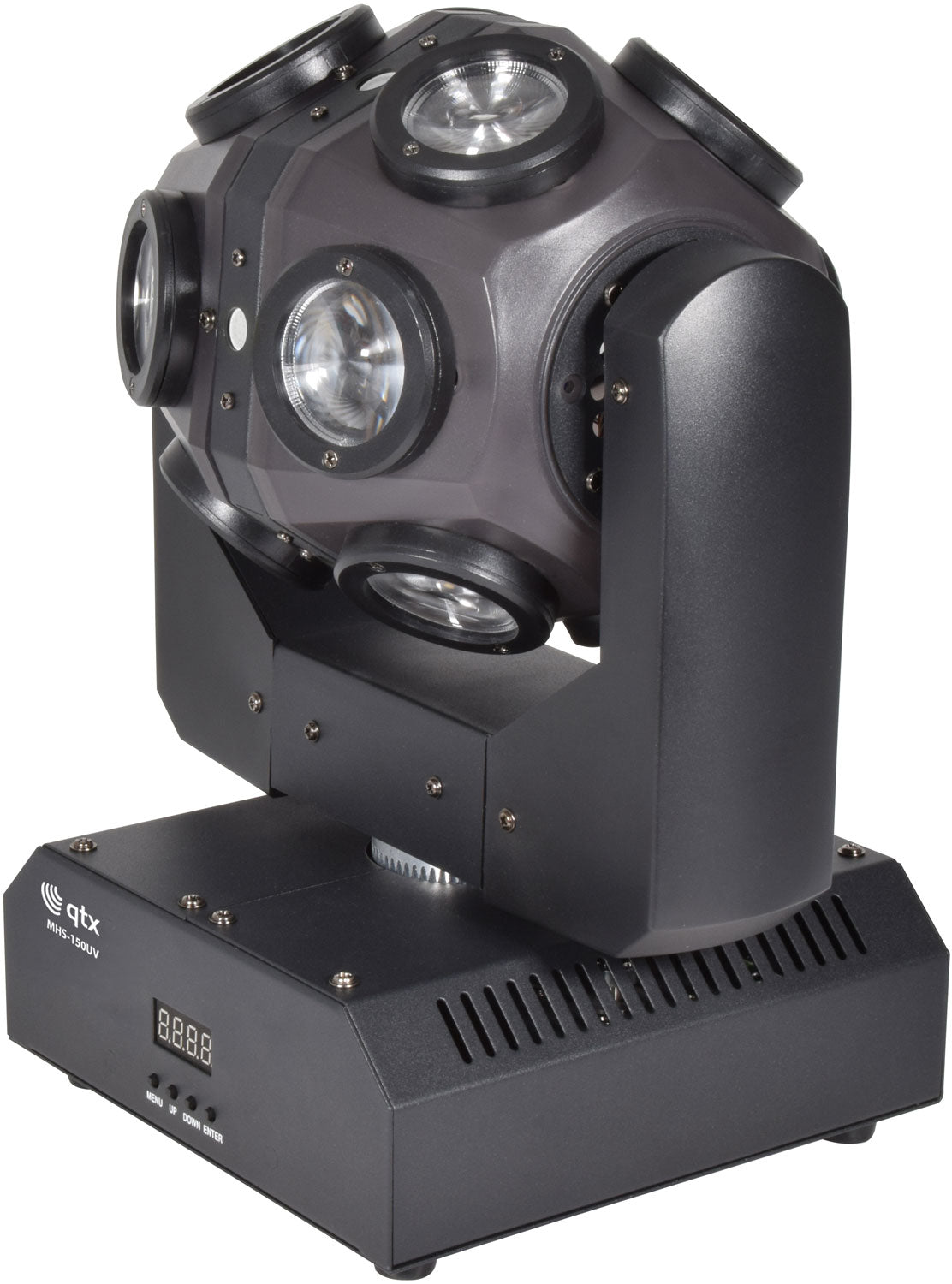 QTX MHS-150UV - 150W LED Orbital U/V Moving Head (150465)