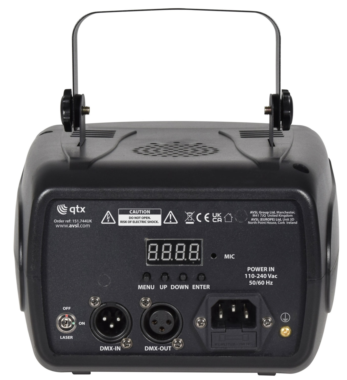 QTX Butterfly Effect 3-in-1 LED & Laser Effect Light (151744)