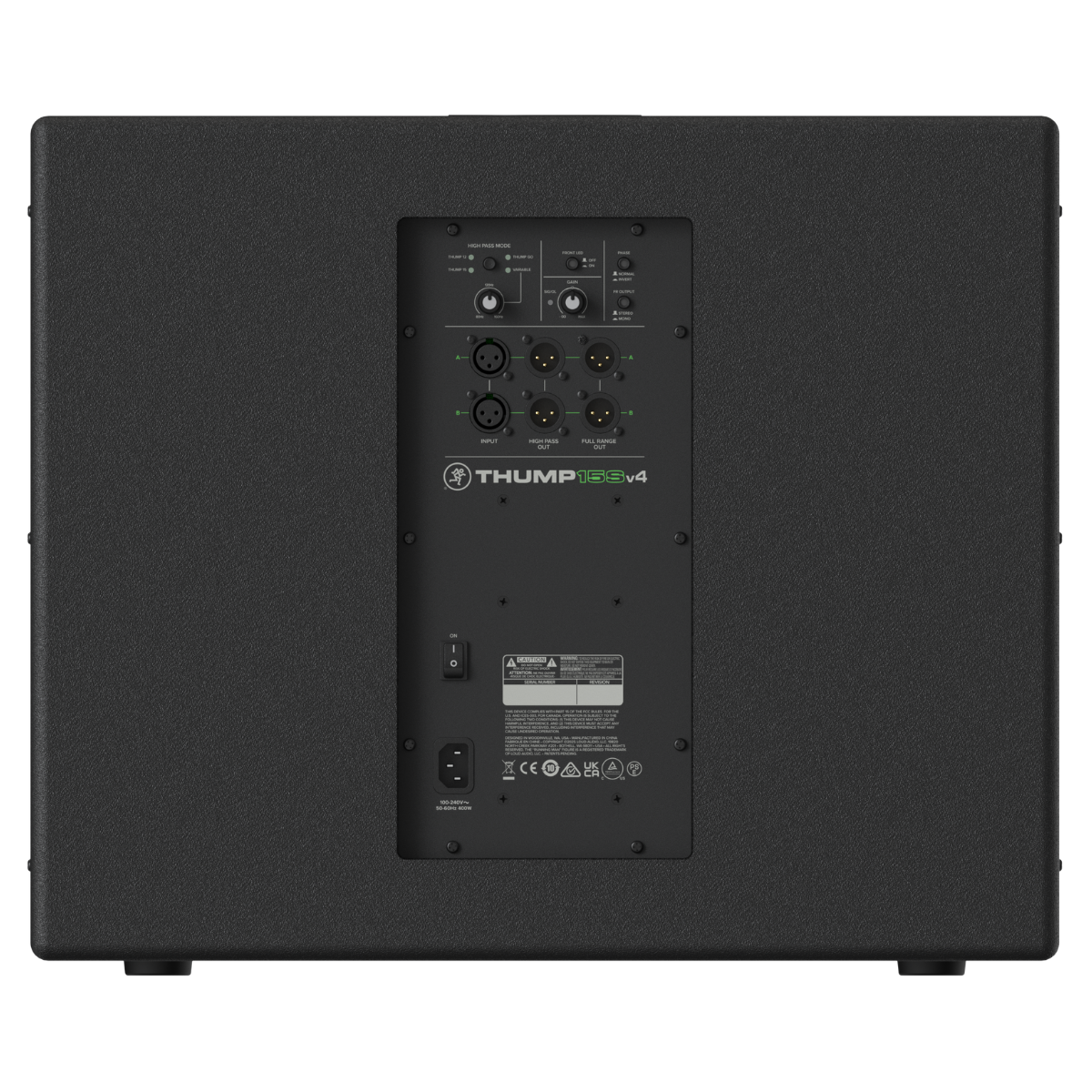 Mackie THUMP15SV4 15" 1400W Powered Subwoofer V4 - Black