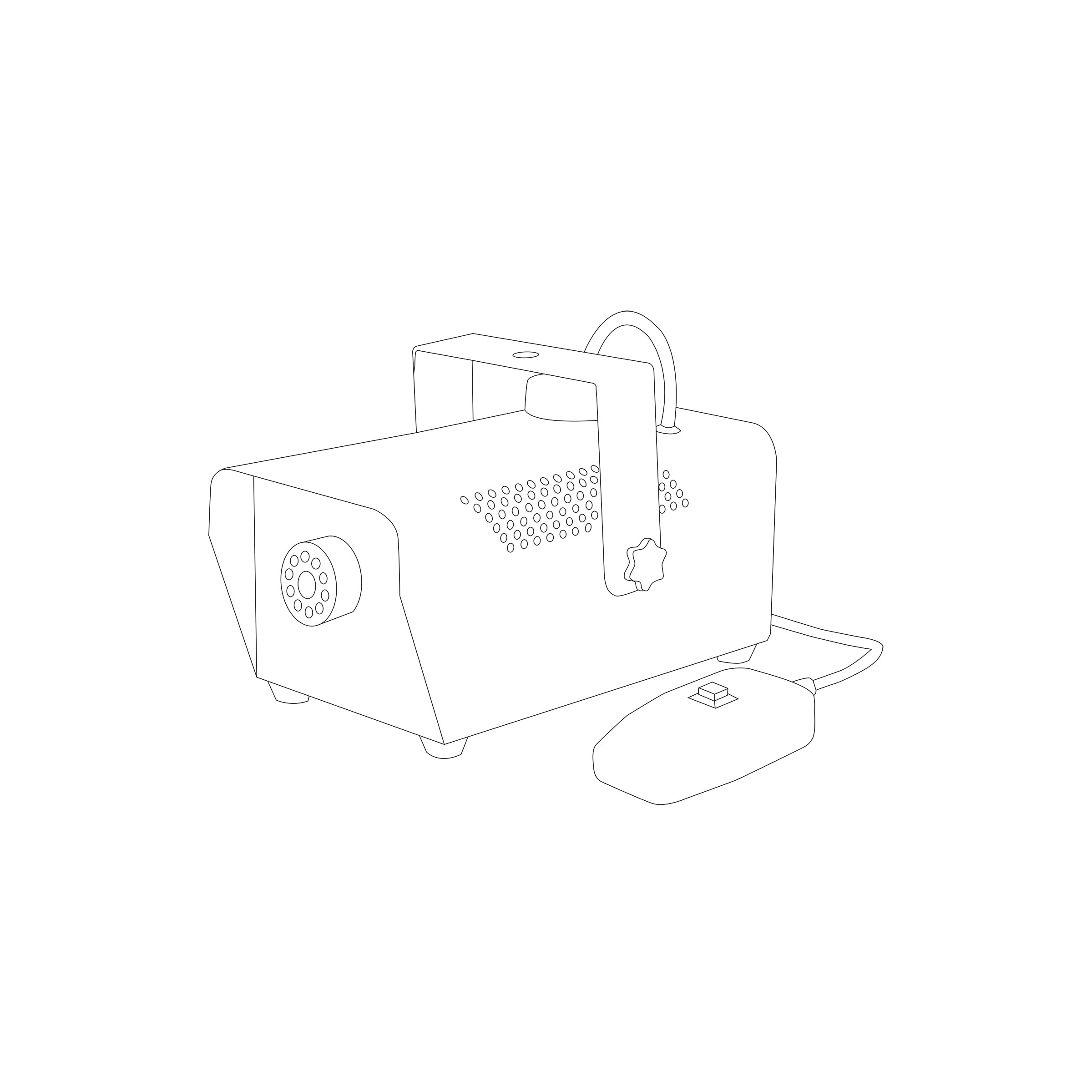 QTX QTFX-400: Compact Fog Machine 400W (160461)