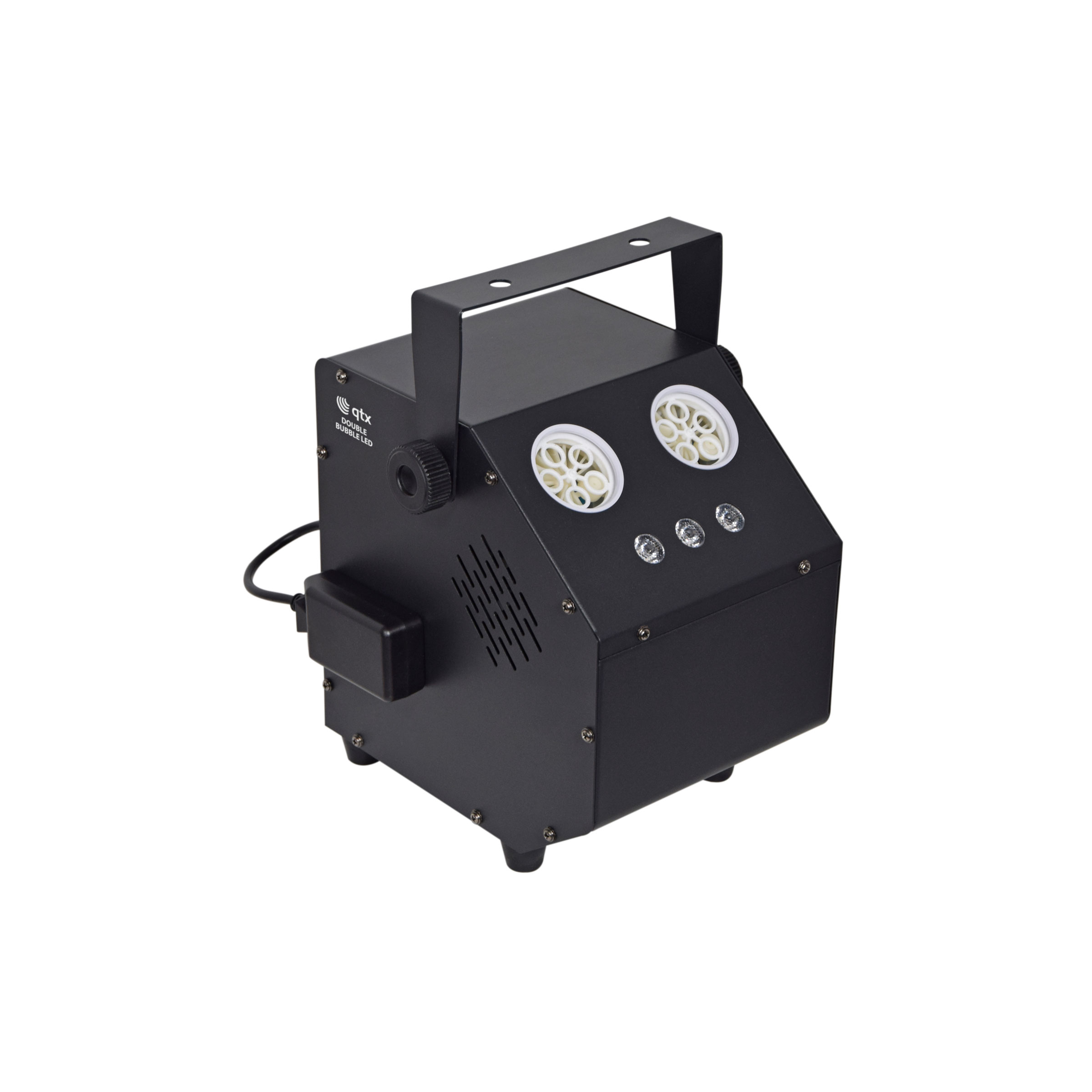 QTX Double Bubble LED High Output Bubble Machine with LEDs (160552)