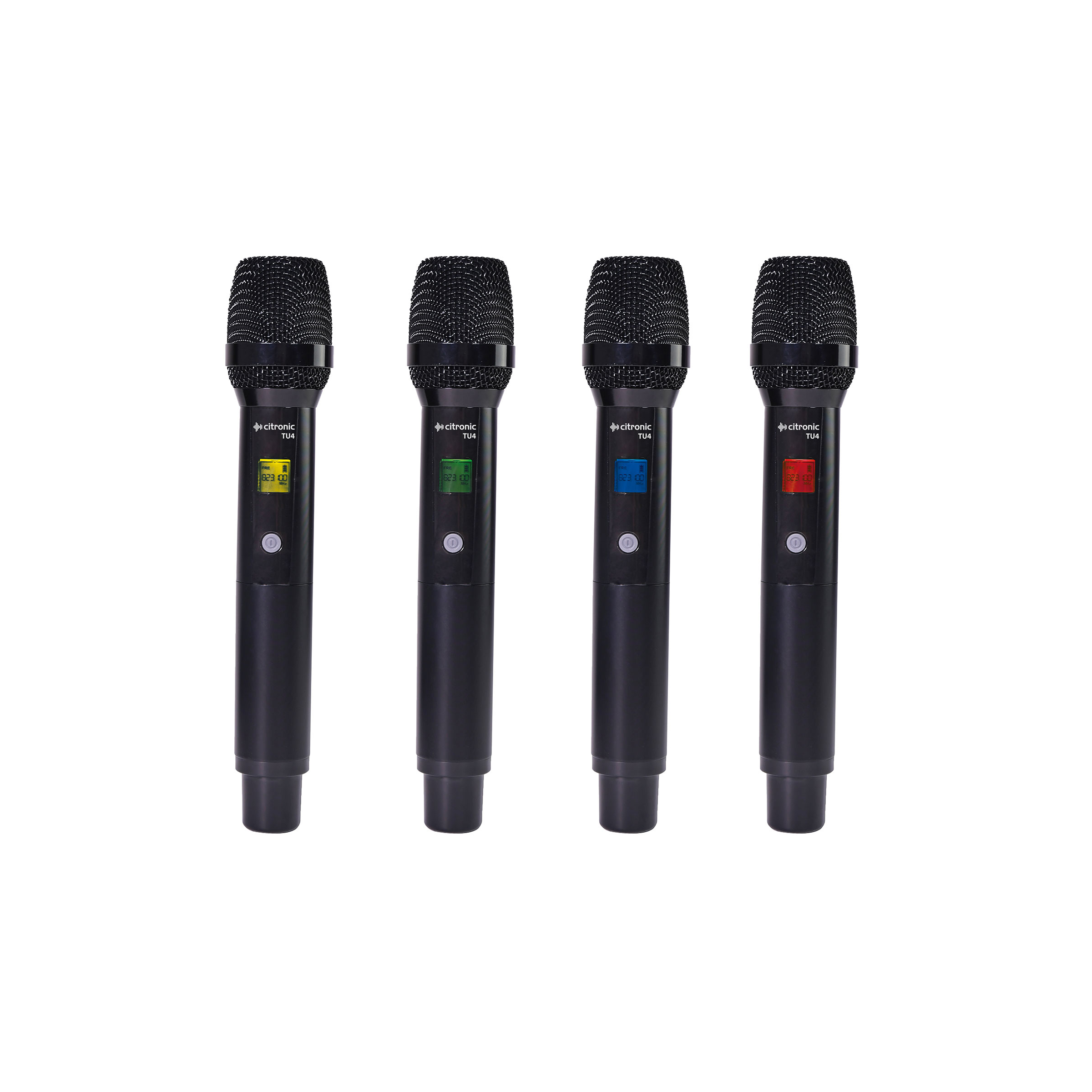 Citronic TU4 Quad PLL Tuneable UHF Wireless Microphone System (171043)