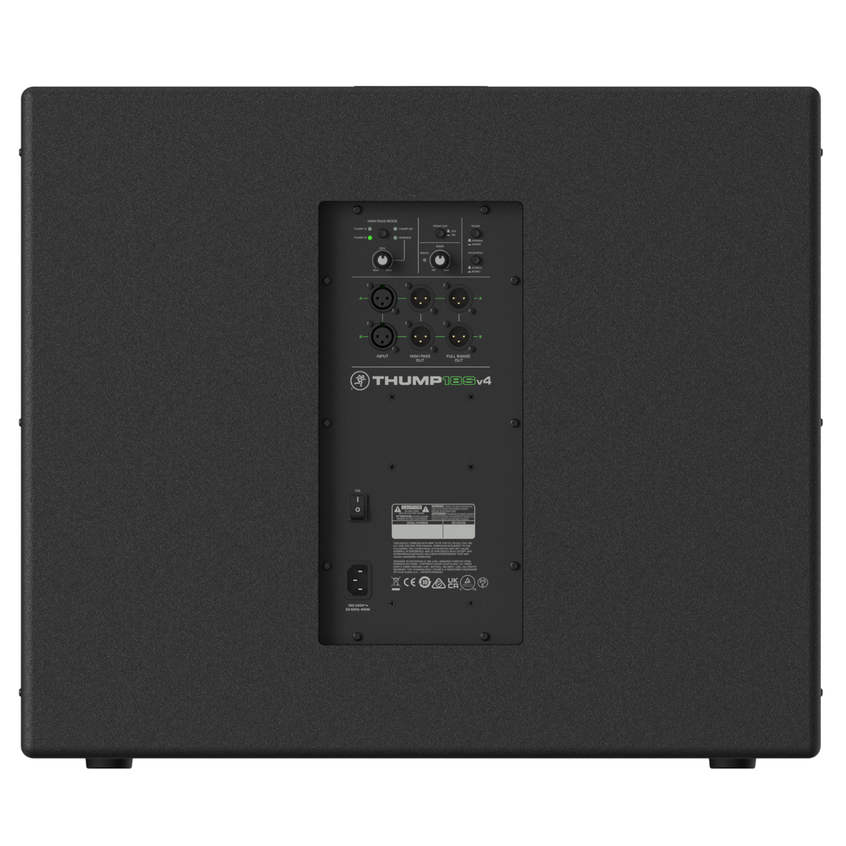 Mackie THUMP18SV4 18" Professional Powered Subwoofer - Black
