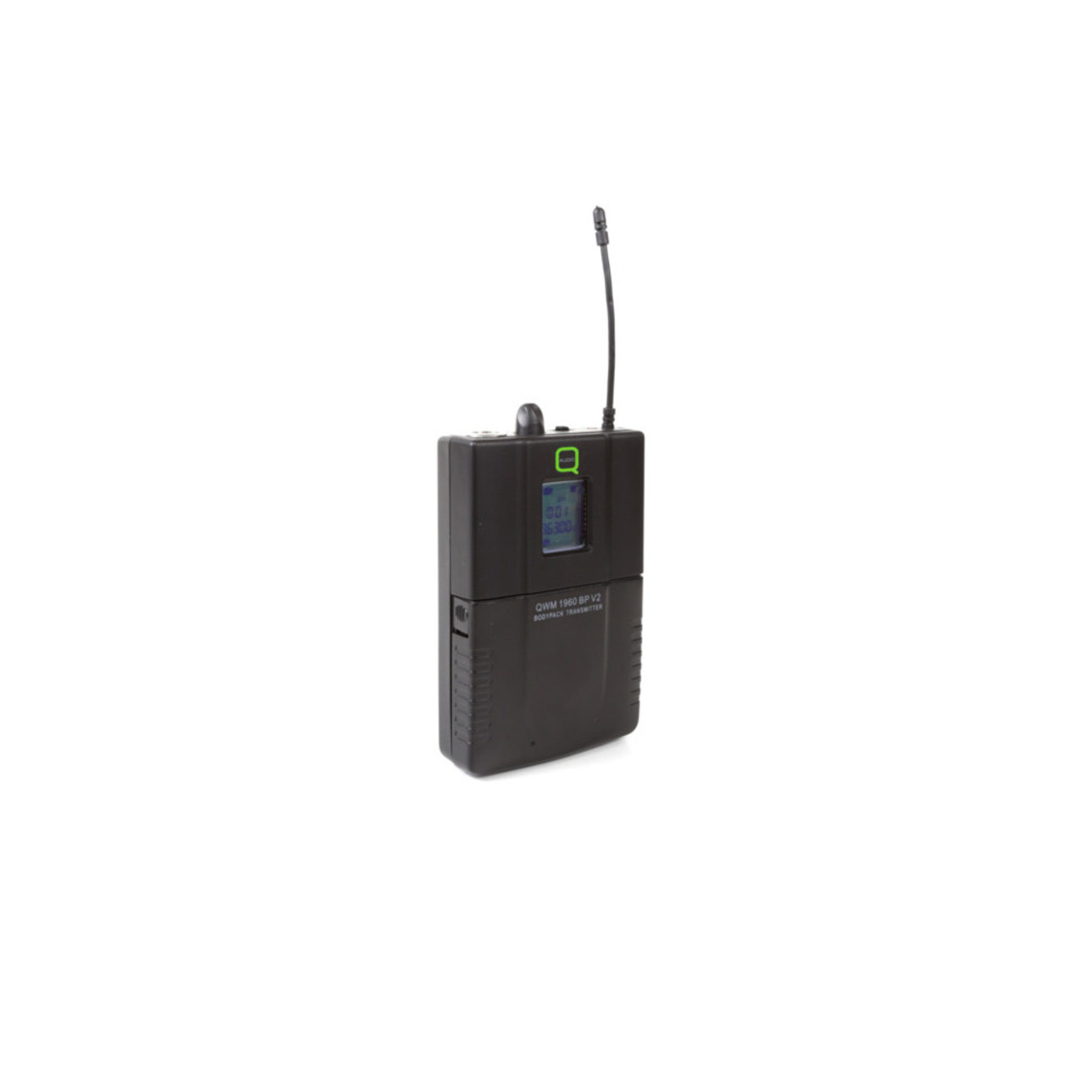 Q-AUDIO QWM 1960 BP V2 (863-865Hz) UHF Dual Channel True Diversity BP Wireless Mic System