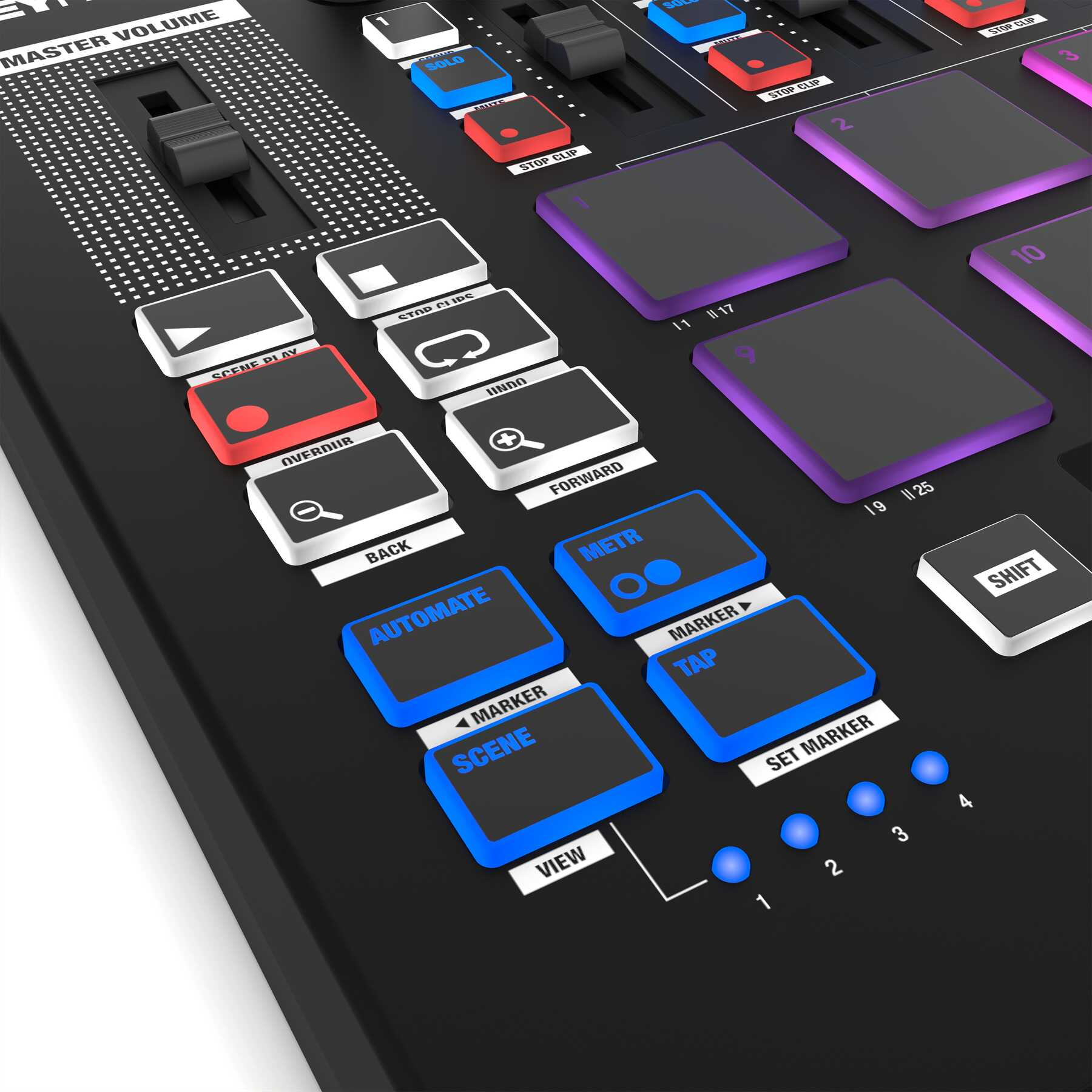 Reloop Keypad Pro DAW Controller with Wireless MIDI