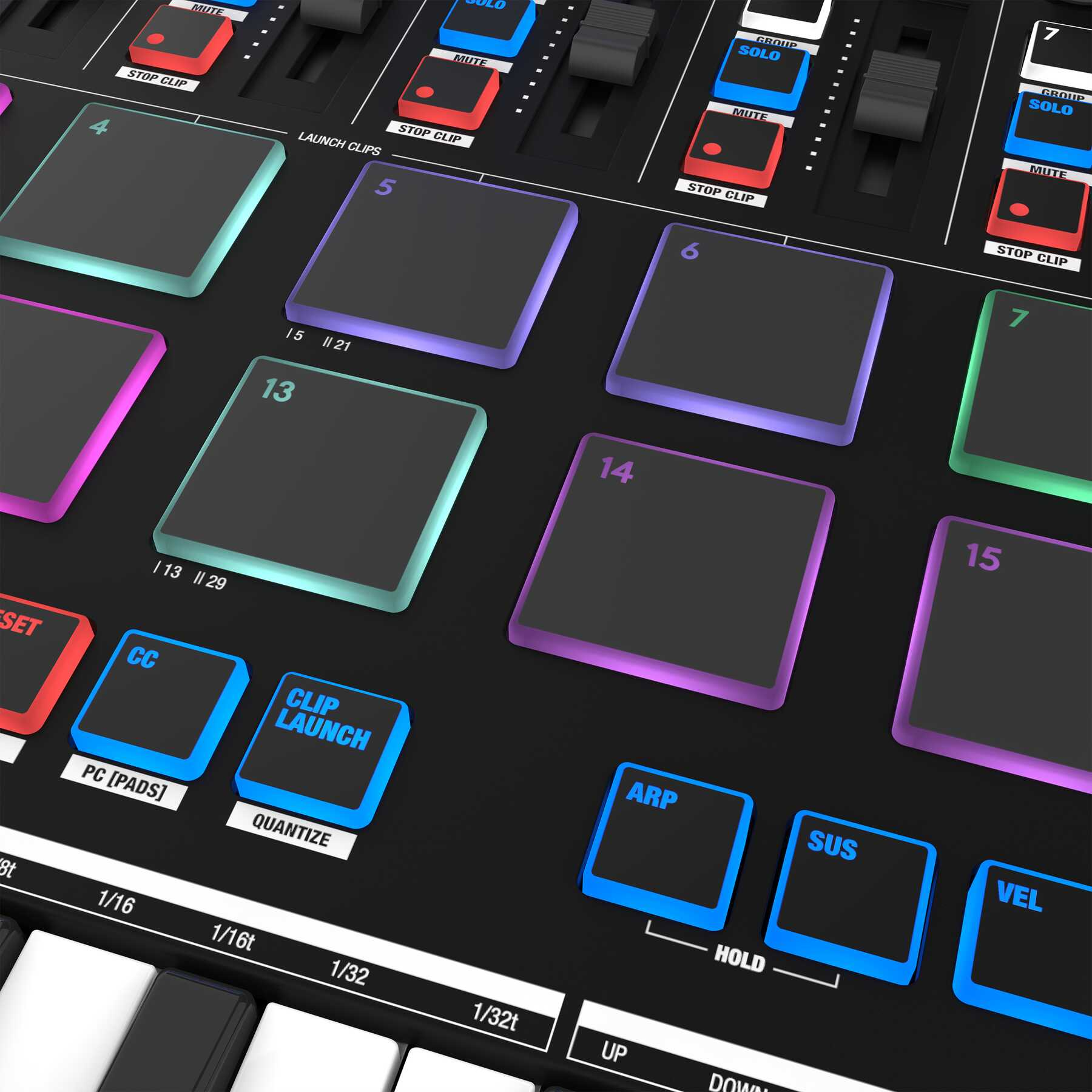 Reloop Keypad Pro DAW Controller with Wireless MIDI