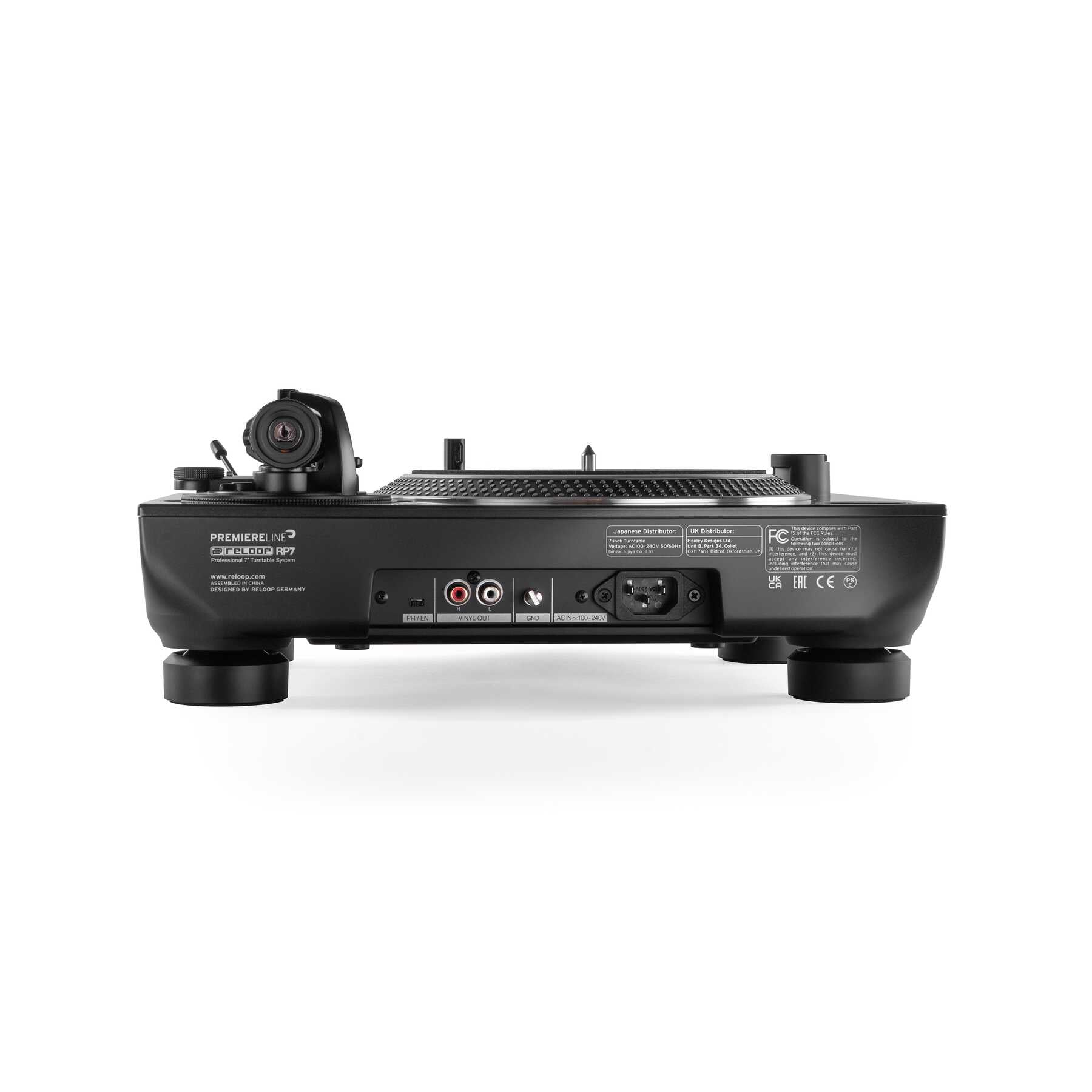 Reloop RP-7 Professional 7" Direct-Drive DJ Turntable Pair
