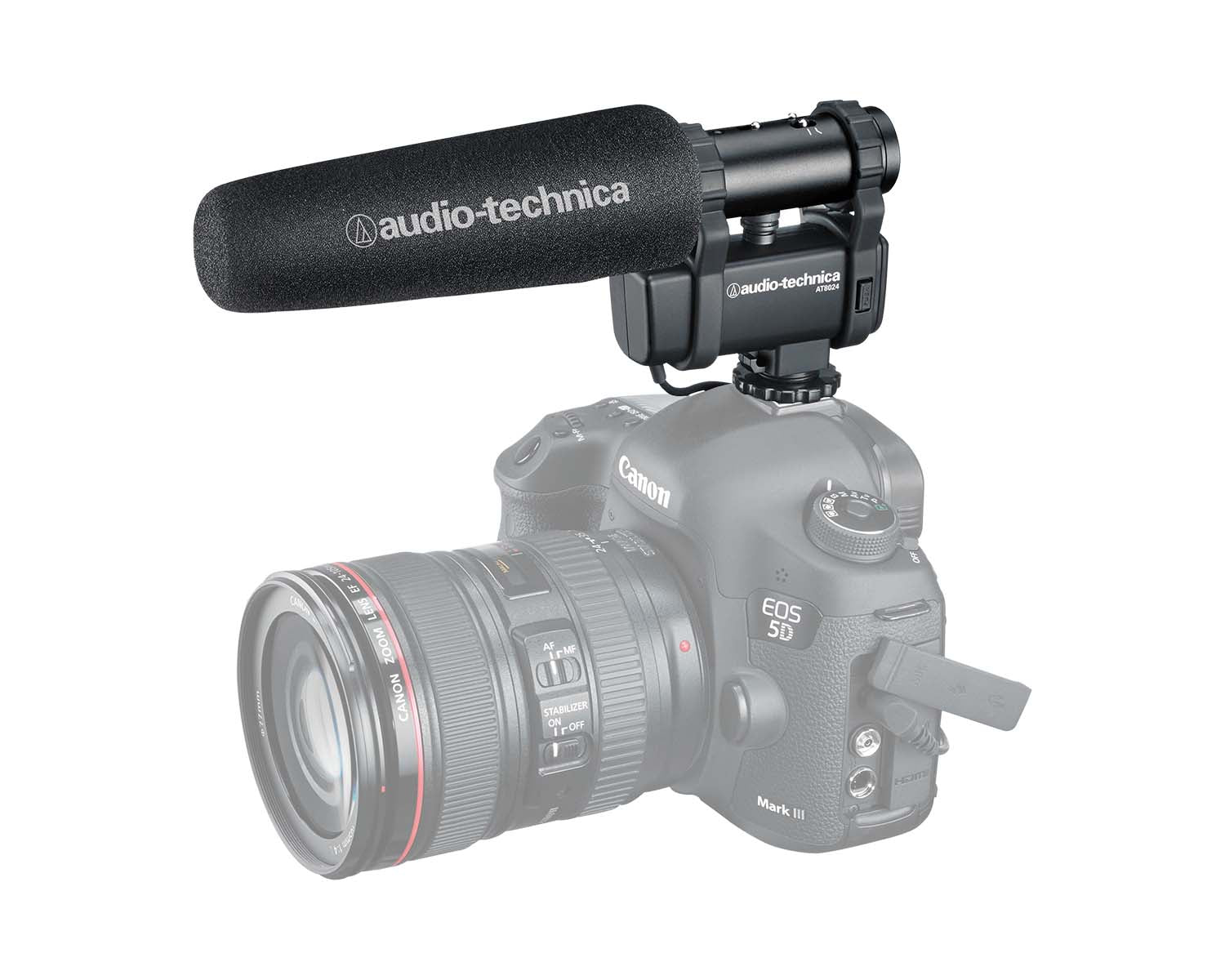 Audio Technica AT8024 Stereo Camera-Mount Microphone