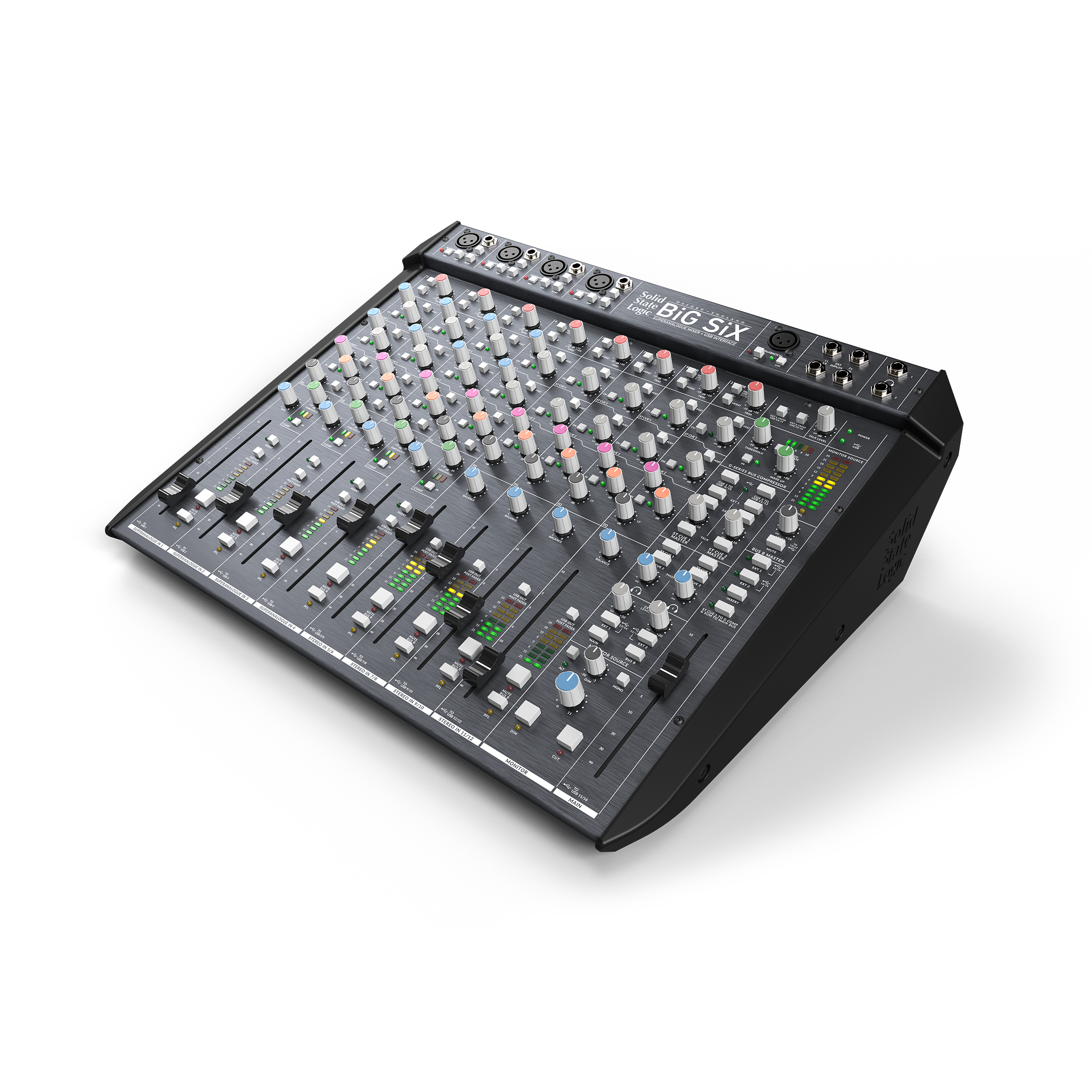 SSL BIG SiX Desktop Studio Mixer with USB Audio Interface