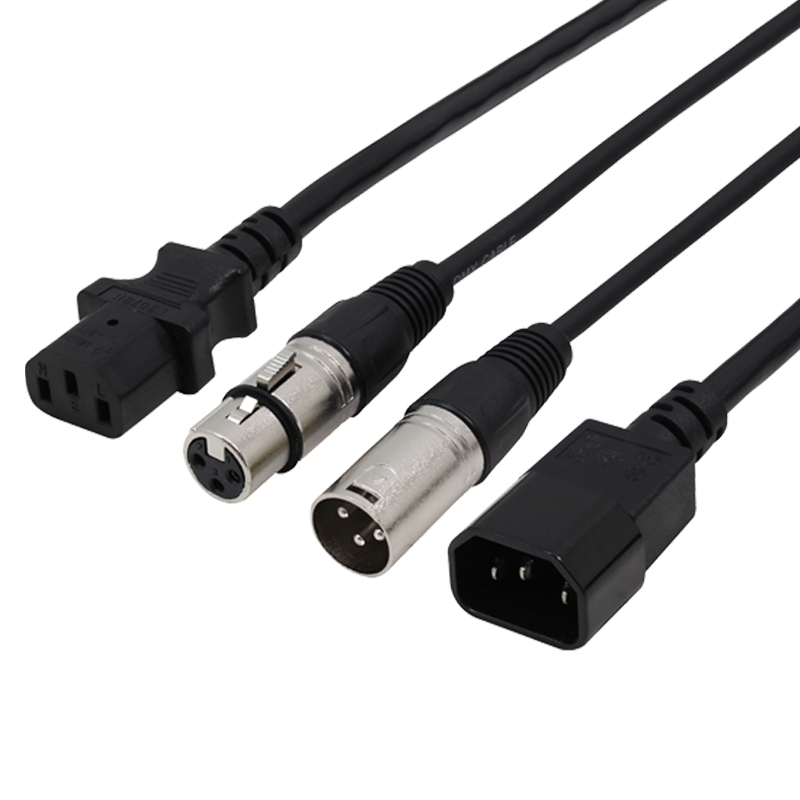 LEDJ Combi DMX Lead & IEC Lighting Cable - 3M (CABL174)