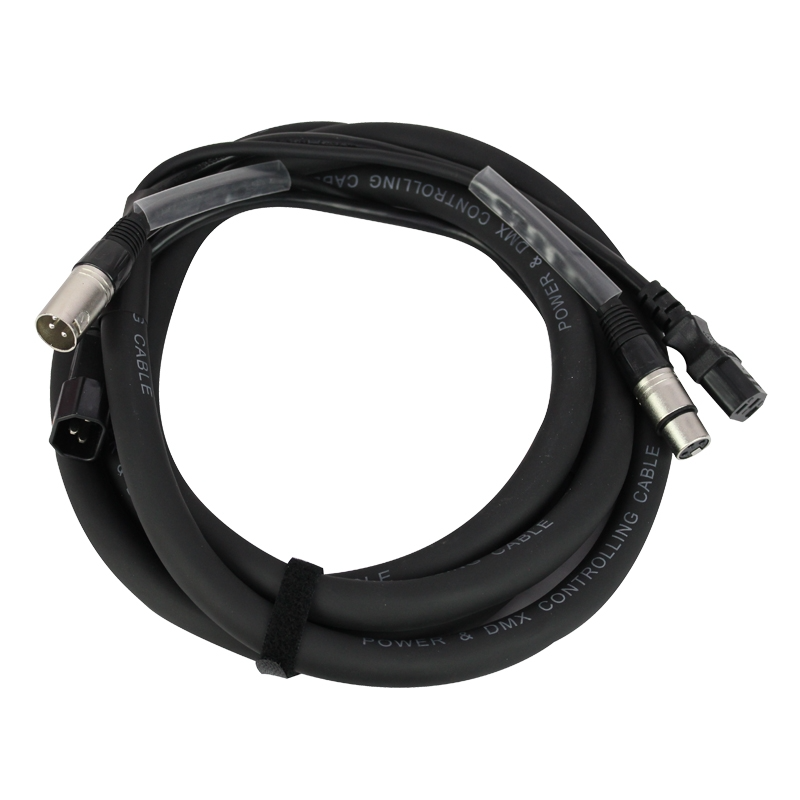 LEDJ Combi DMX Lead & IEC Lighting Cable - 3M (CABL174)