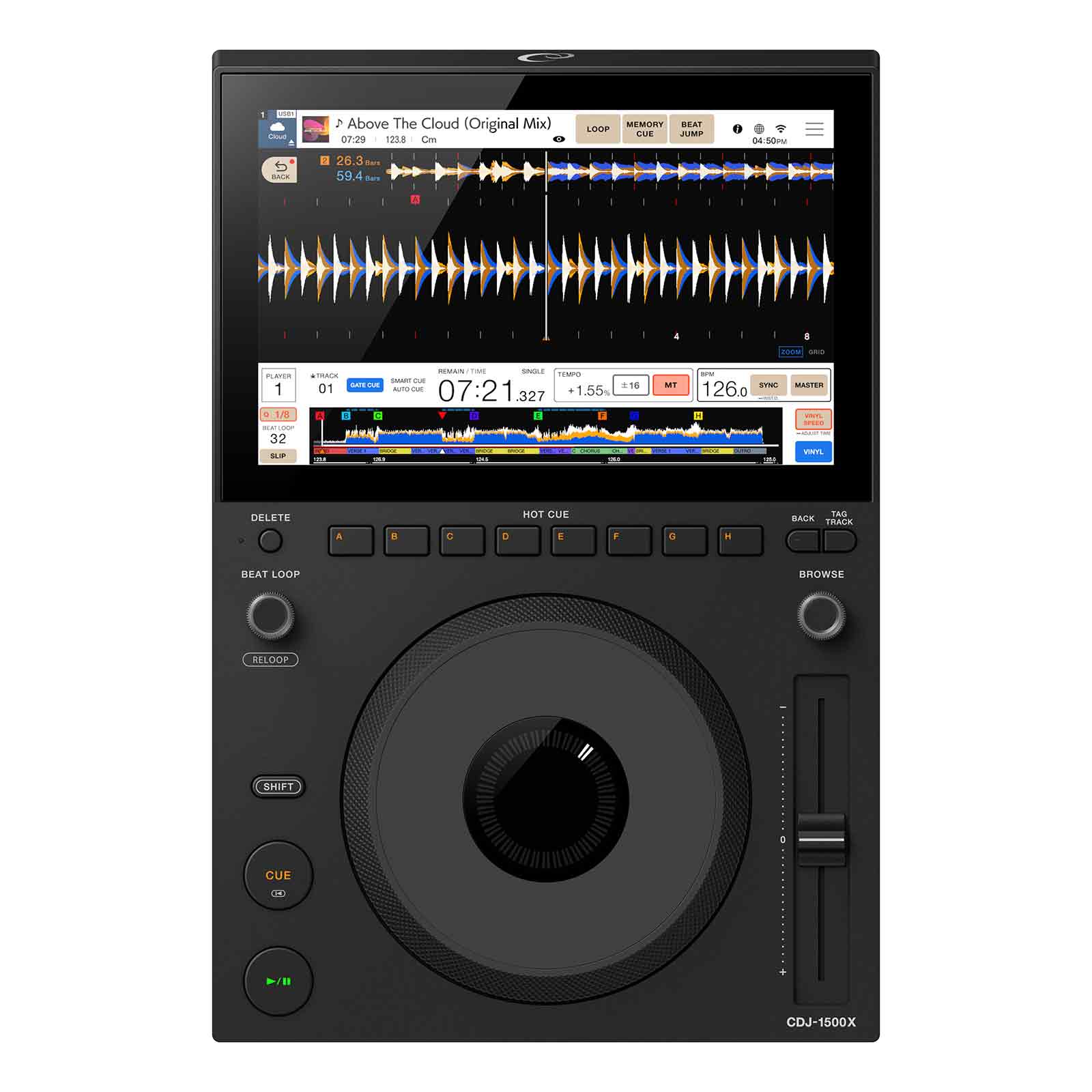 AlphaTheta CDJ-1500X Compact Multi Player - Black