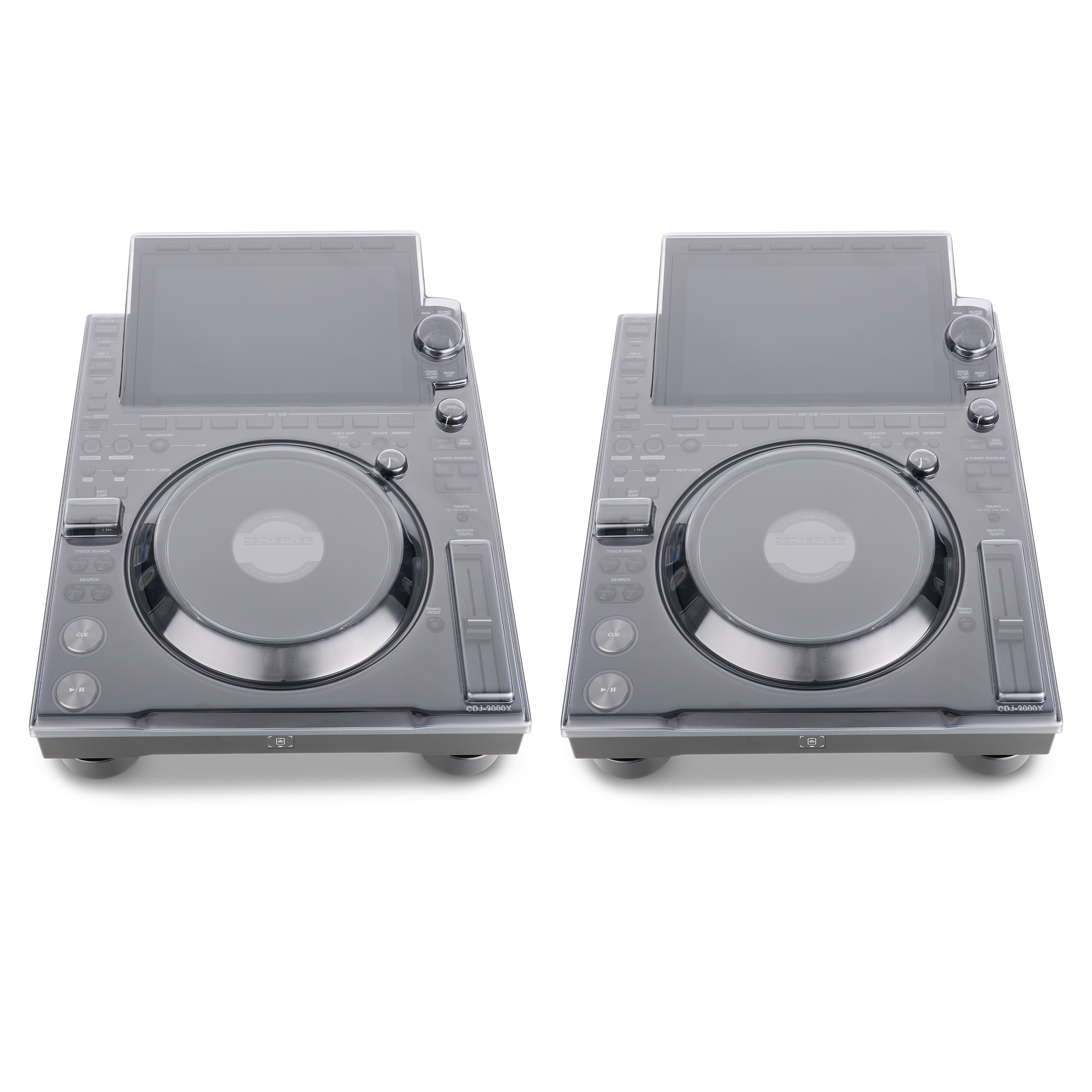 AlphaTheta CDJ-3000X Pair + Decksaver Bundle
