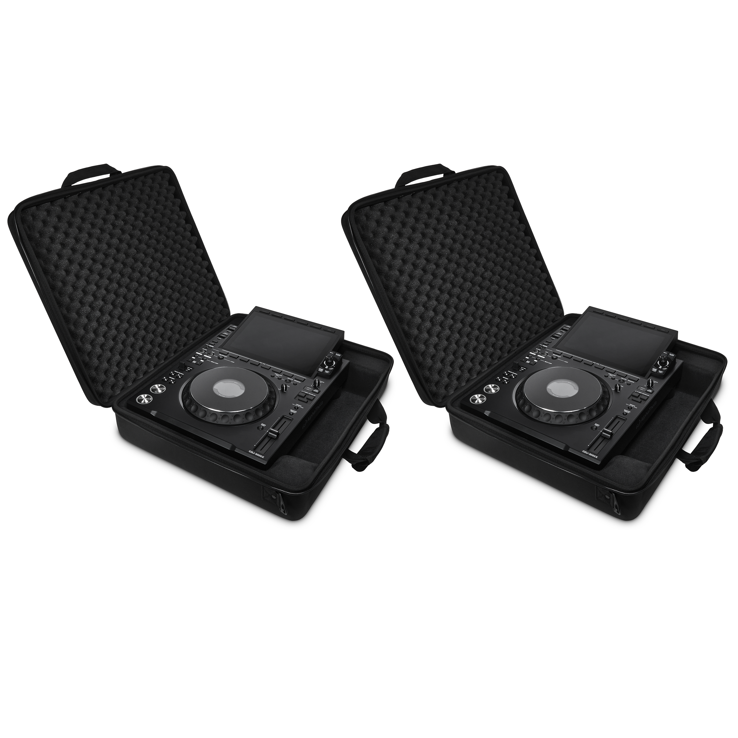 AlphaTheta CDJ-3000X Pair + FLT-3000X Flight Case Bundle