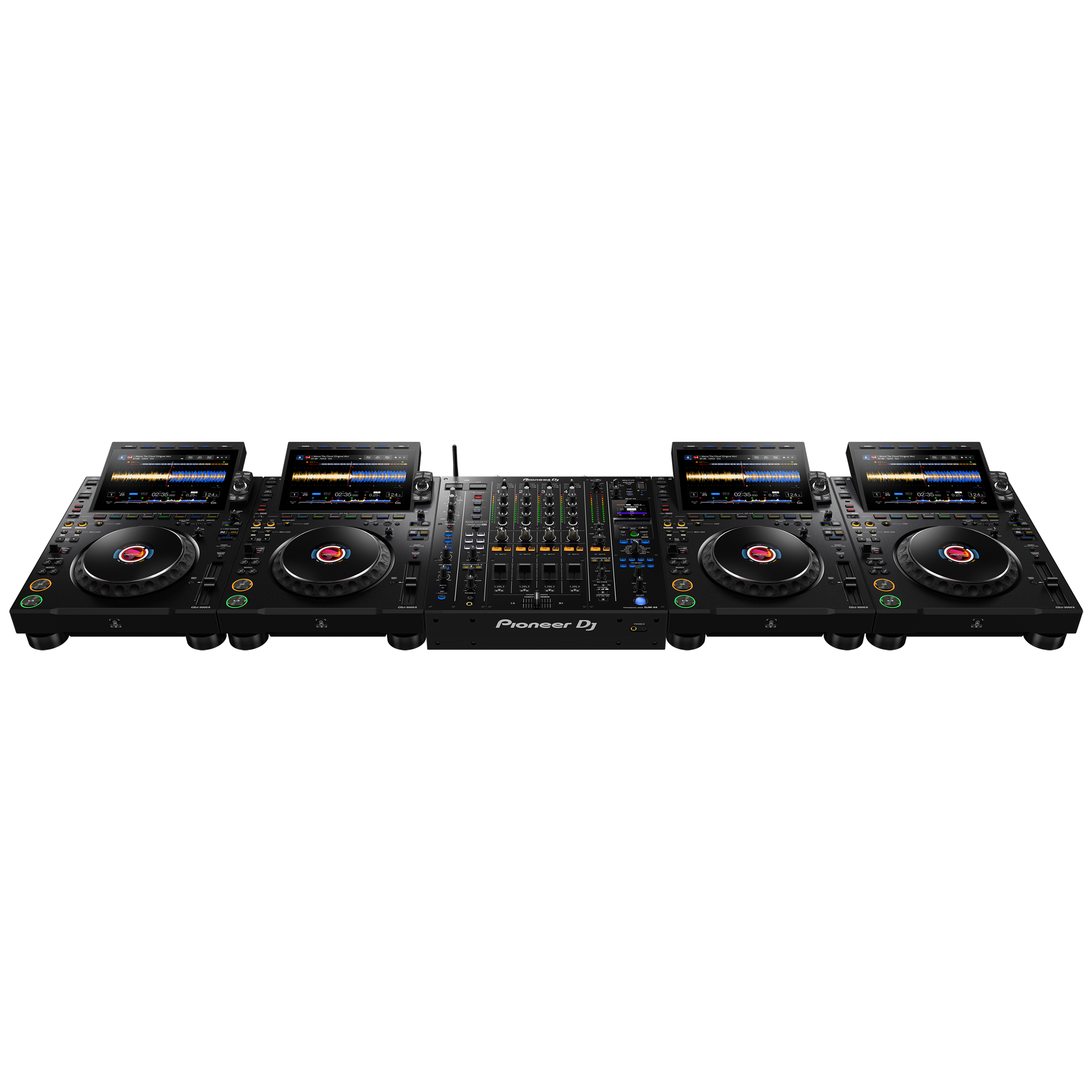 AlphaTheta 4 x CDJ-3000X + DJM-A9 Bundle