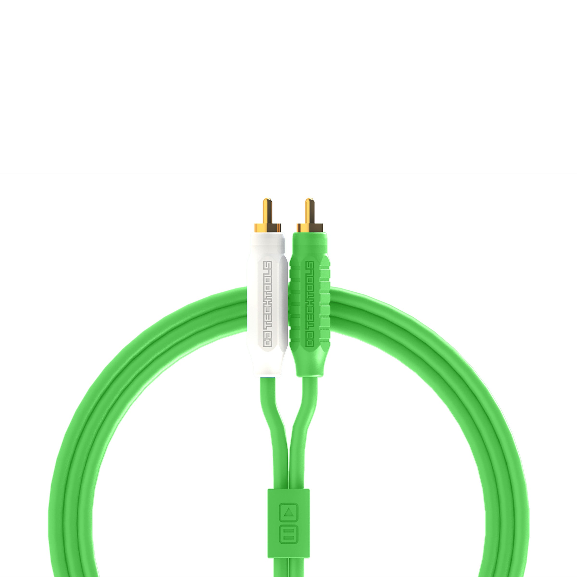 DJ TechTools Chroma Cables Audio RCA to RCA 2m  - Green