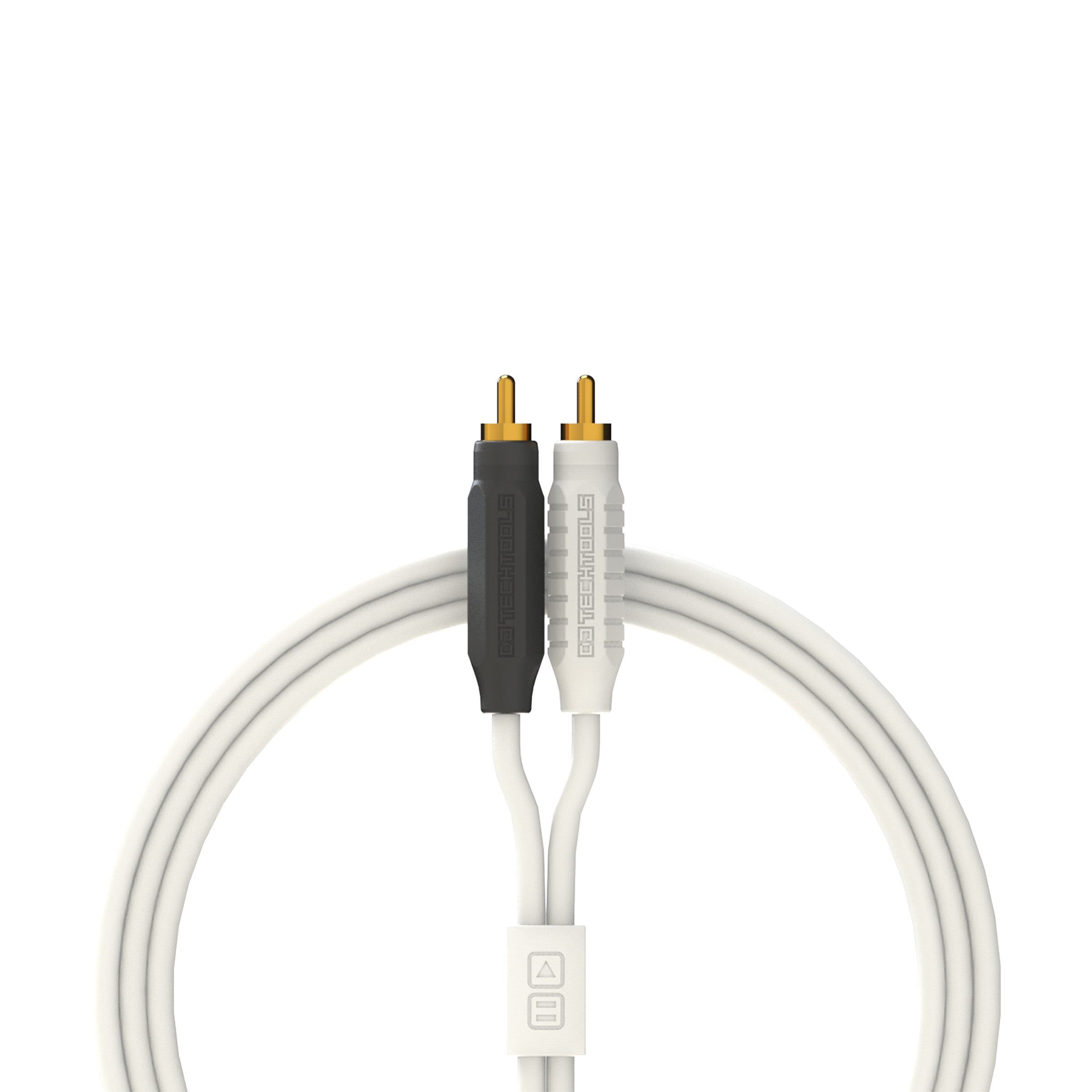 DJ TechTools Chroma Cables Audio RCA to RCA 2m - White