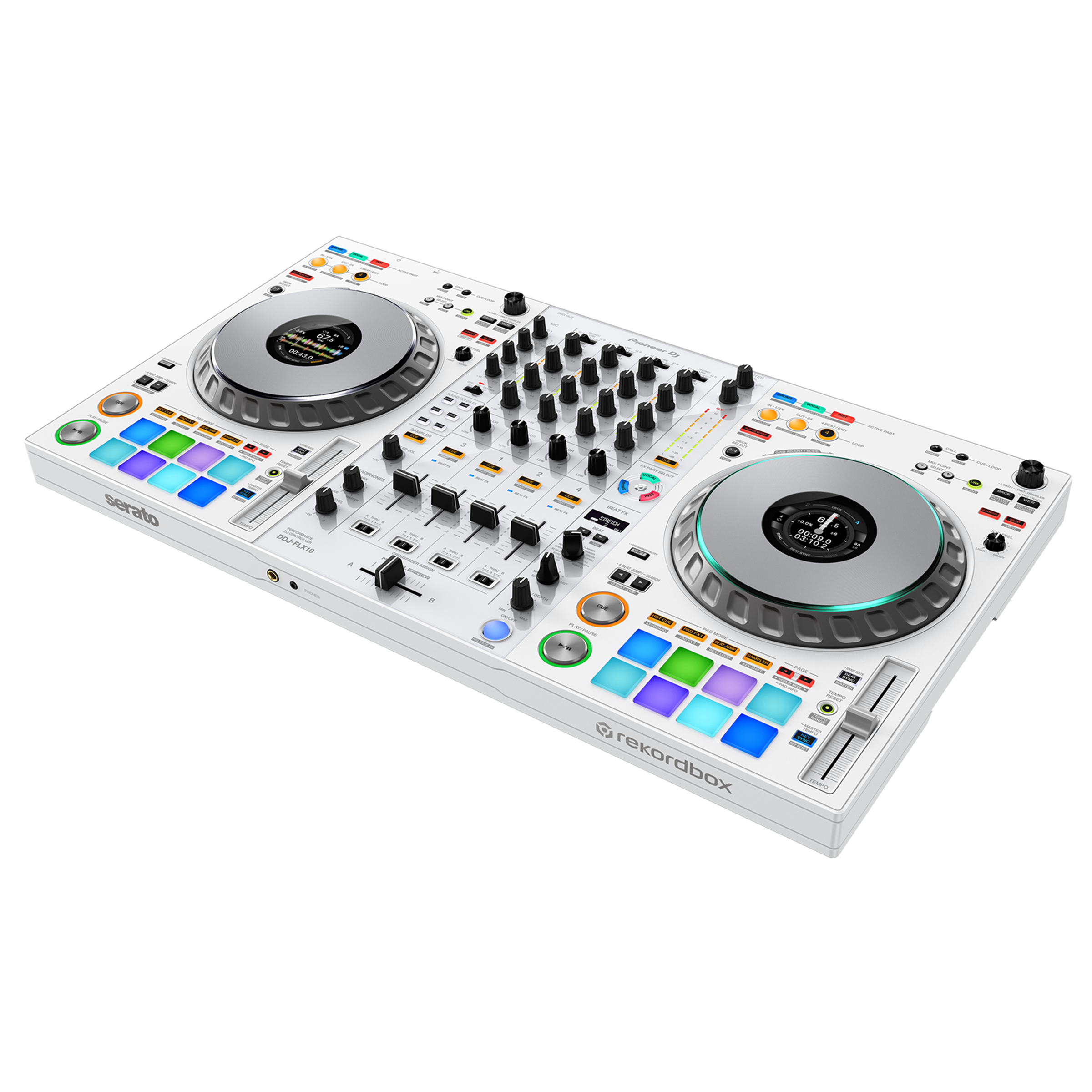 Pioneer DJ DDJ-FLX10-W 4-Channel DJ Controller - White