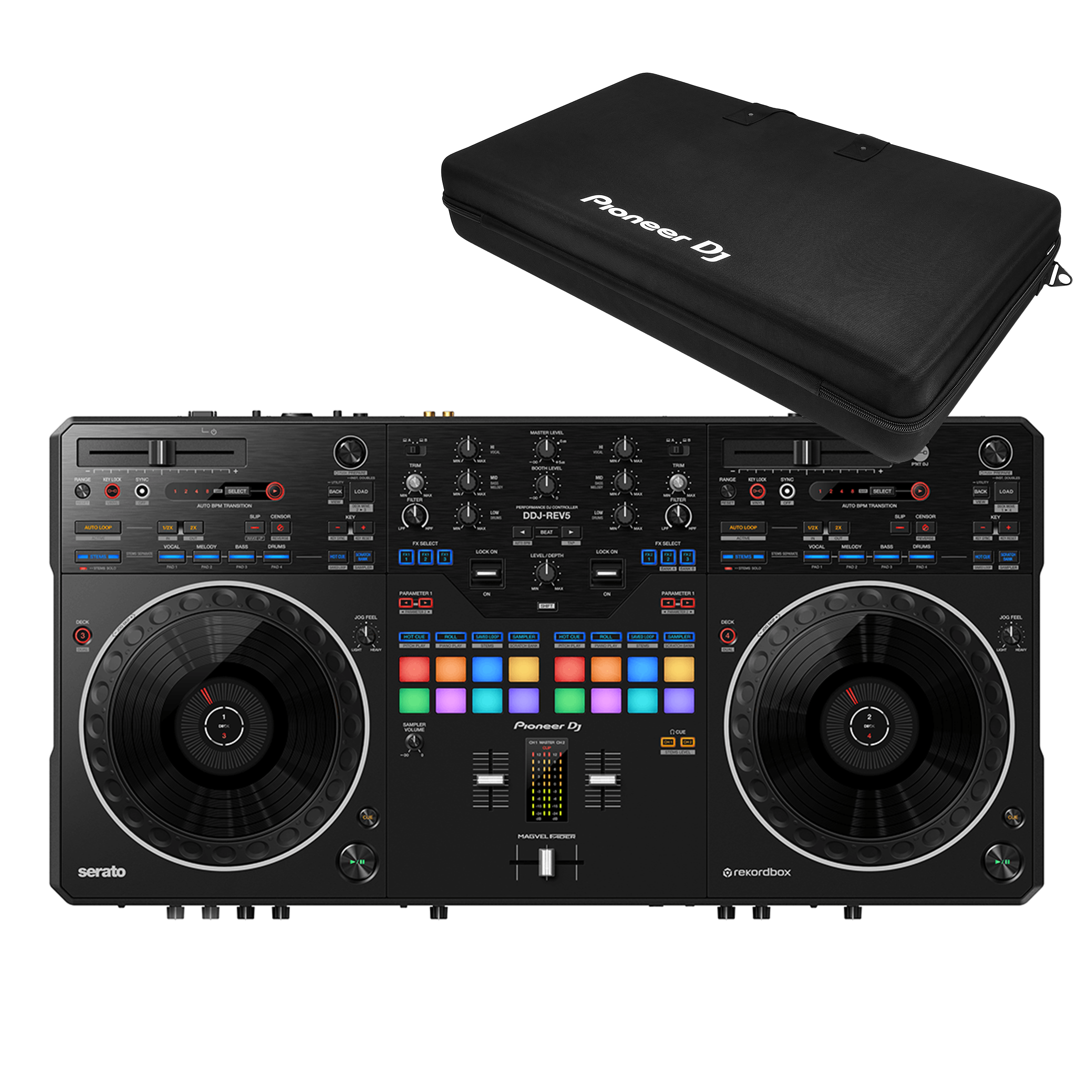 Pioneer DJ DDJ-REV5 + DJC-REV5 Bundle