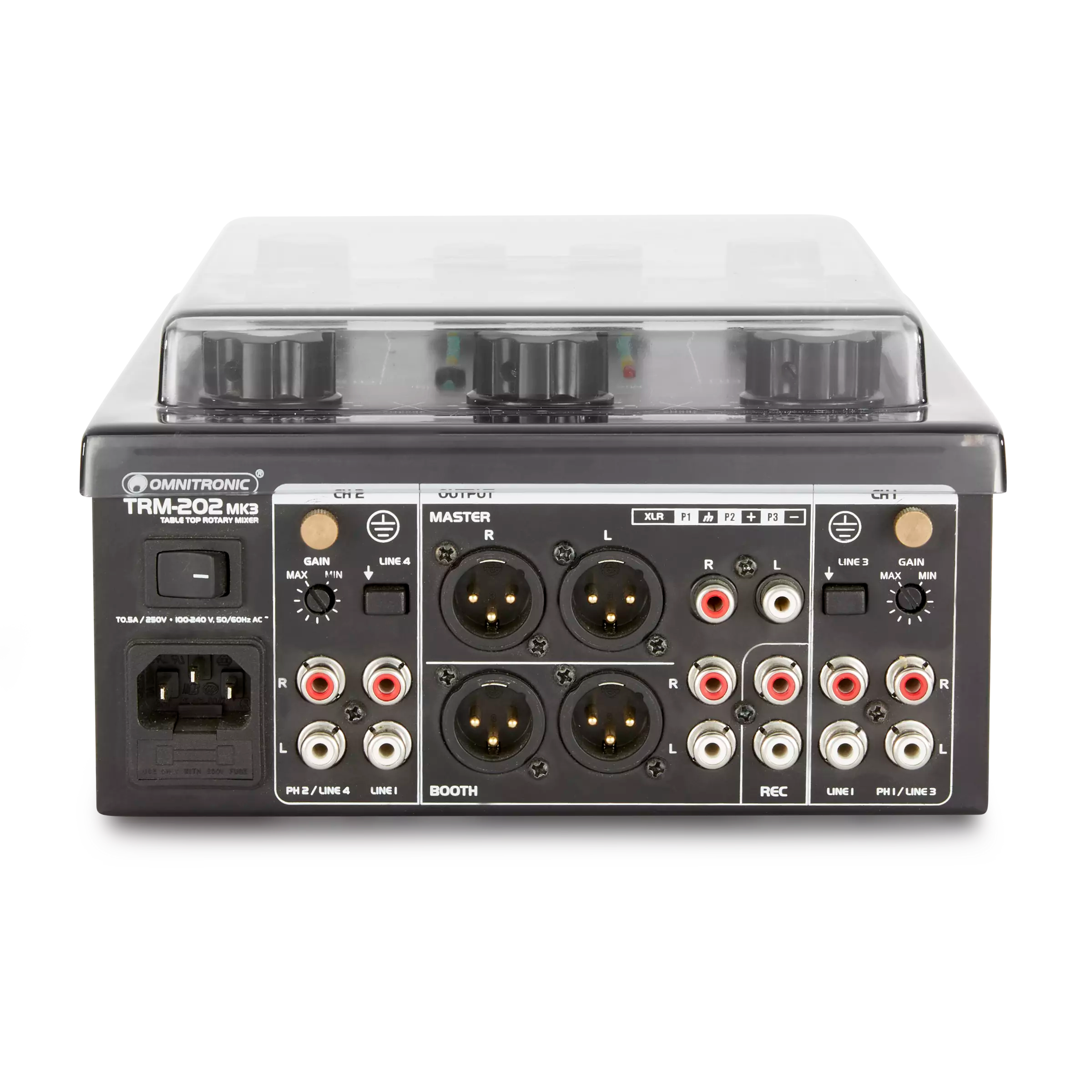 Decksaver Omnitronic TRM-202 Cover