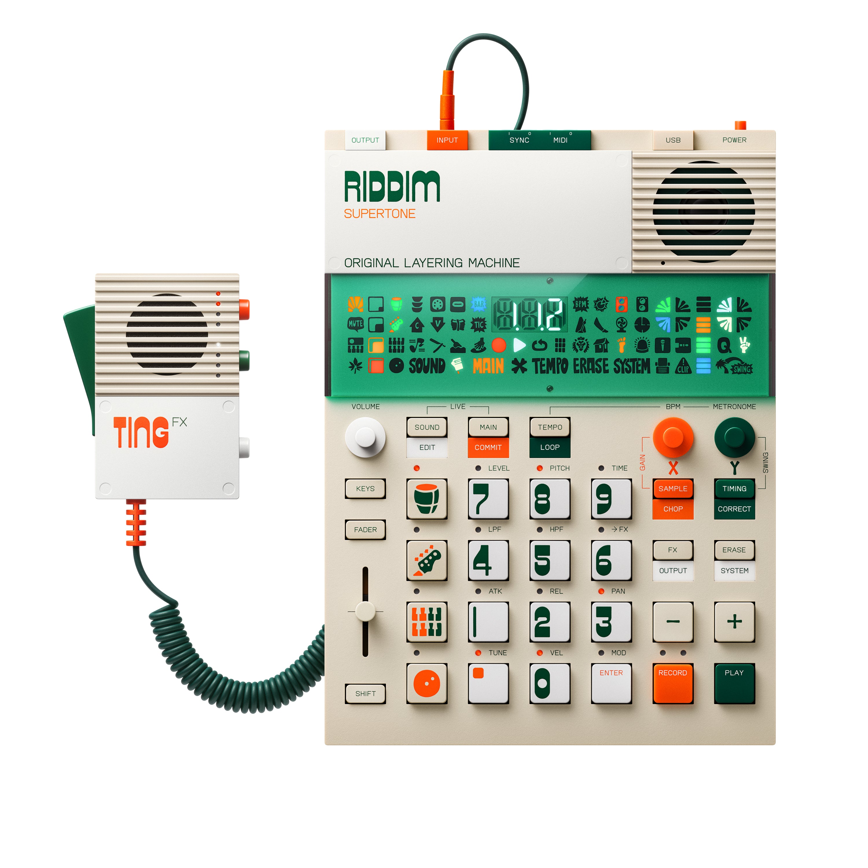 Teenage Engineering EP-40 RIDDIM N' EP-2350 TING