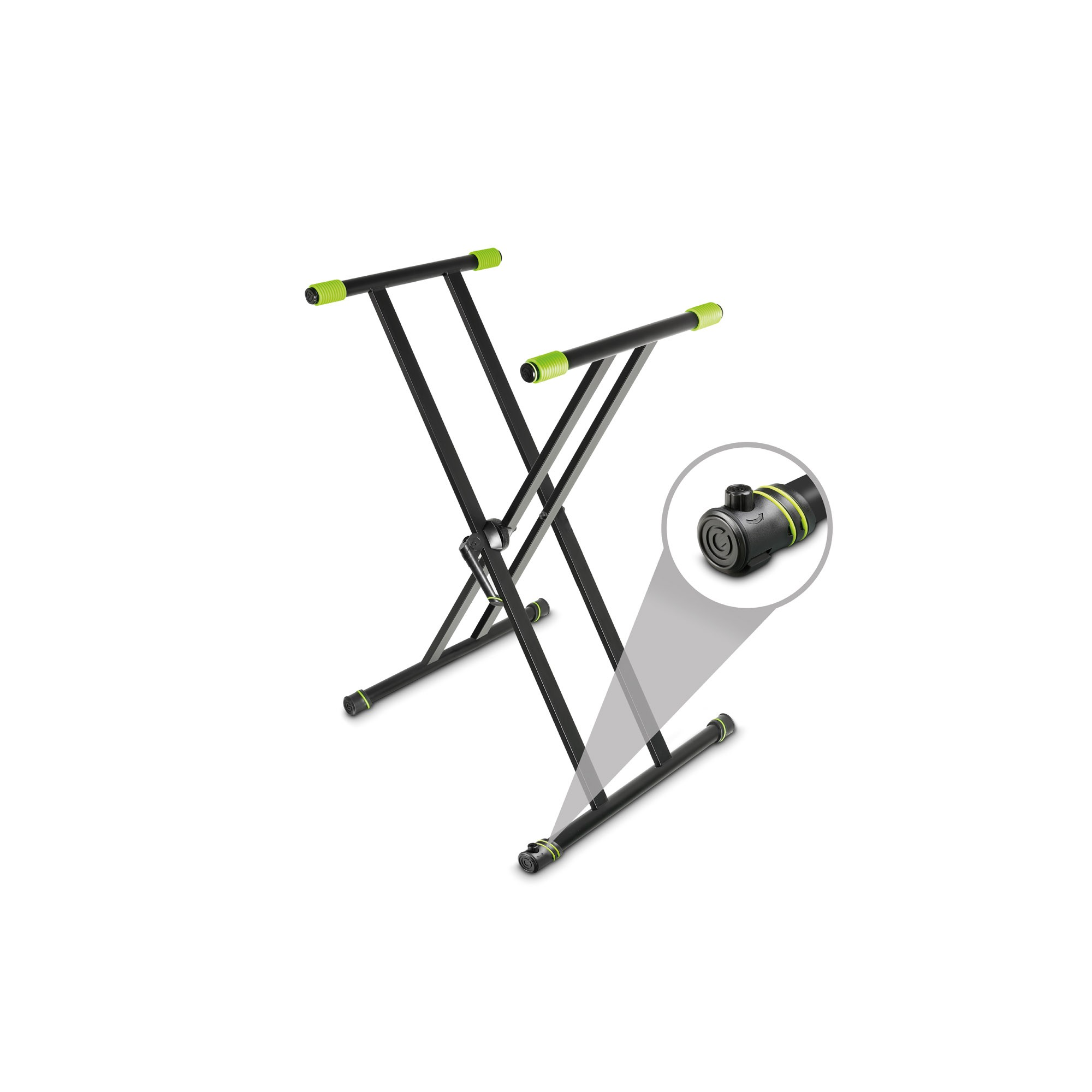 Gravity KSX 2 RD SET 1 Keyboard Stand X-Form Double And Support Table Set 1