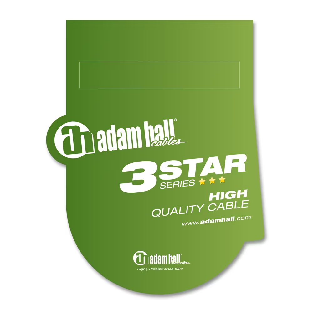 Adamhall 3 STAR Twin XLR Female - Twin XLR Male Cable 3m
