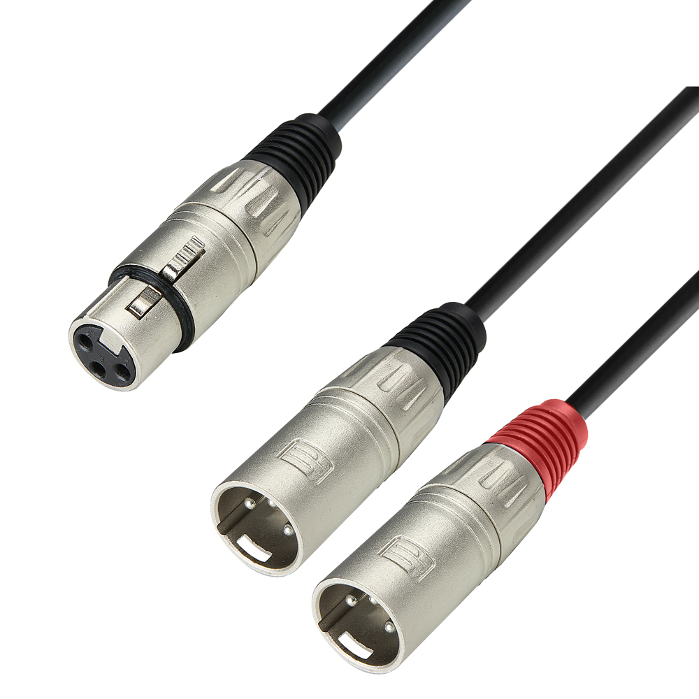 Adamhall K3YFMM0300 XLRF - 2 x XLRM Cable 3m