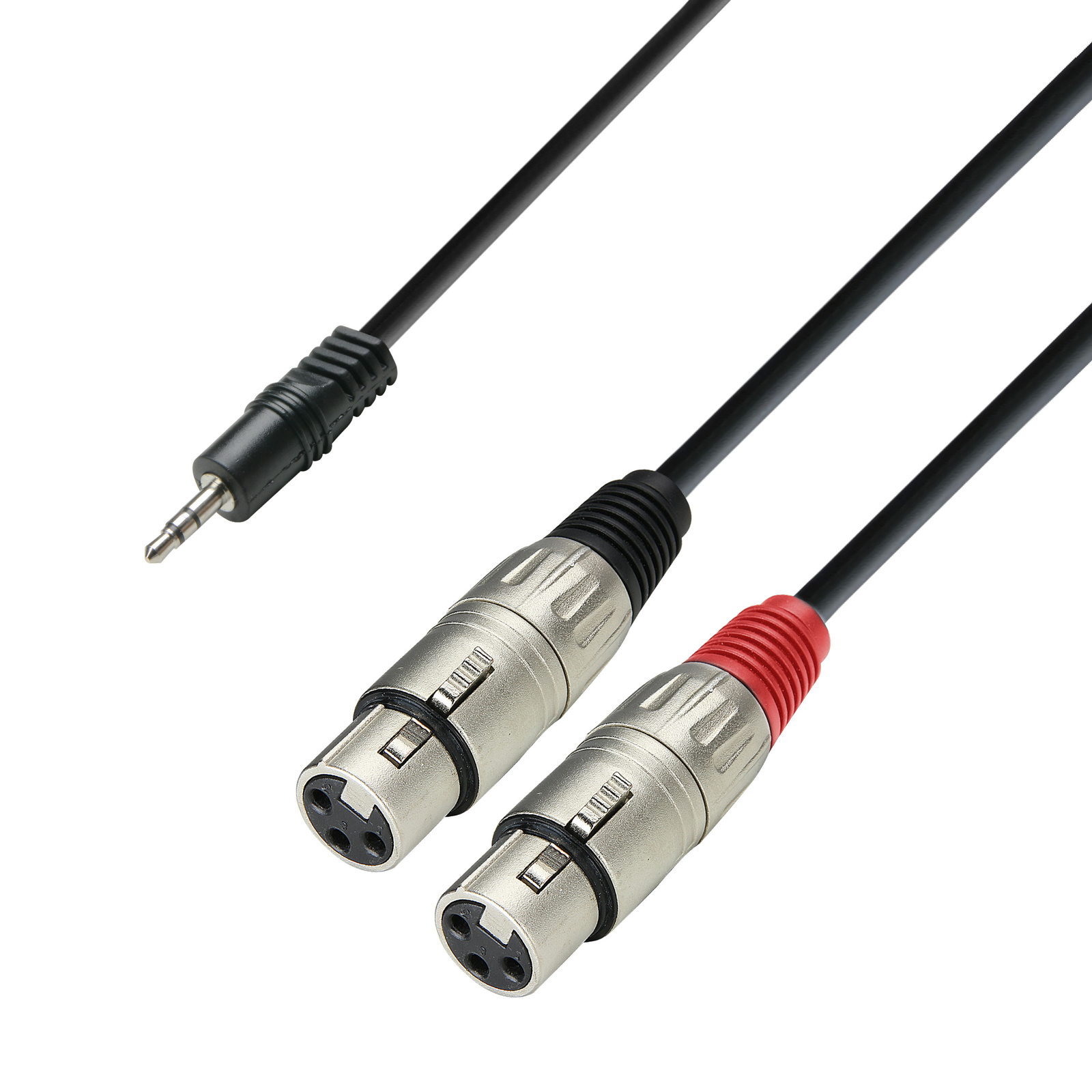 Adamhall K3YWFF0100 Twin XLRF - 3.5mm Minijack Cable 1m