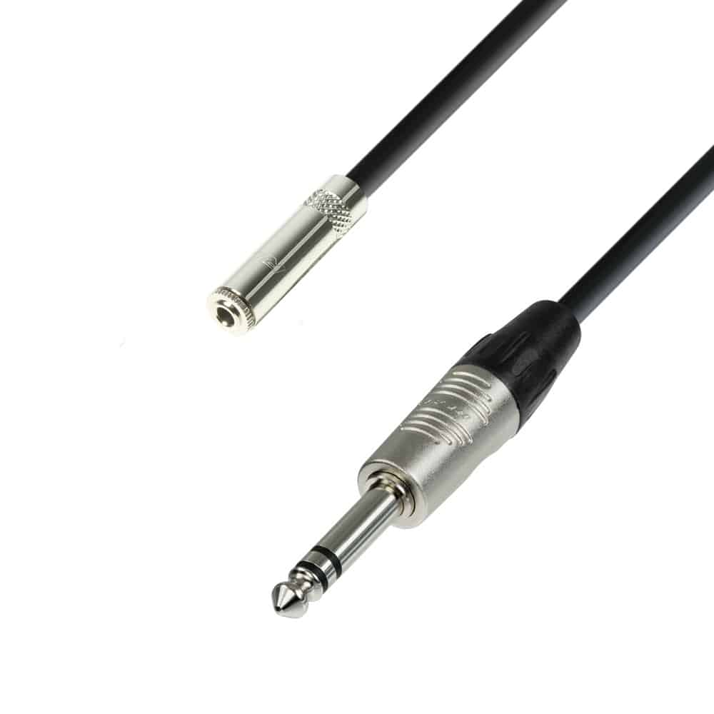 Adamhall 4 STAR Balanced Rean® Minijack Female - Jack TRS 3m