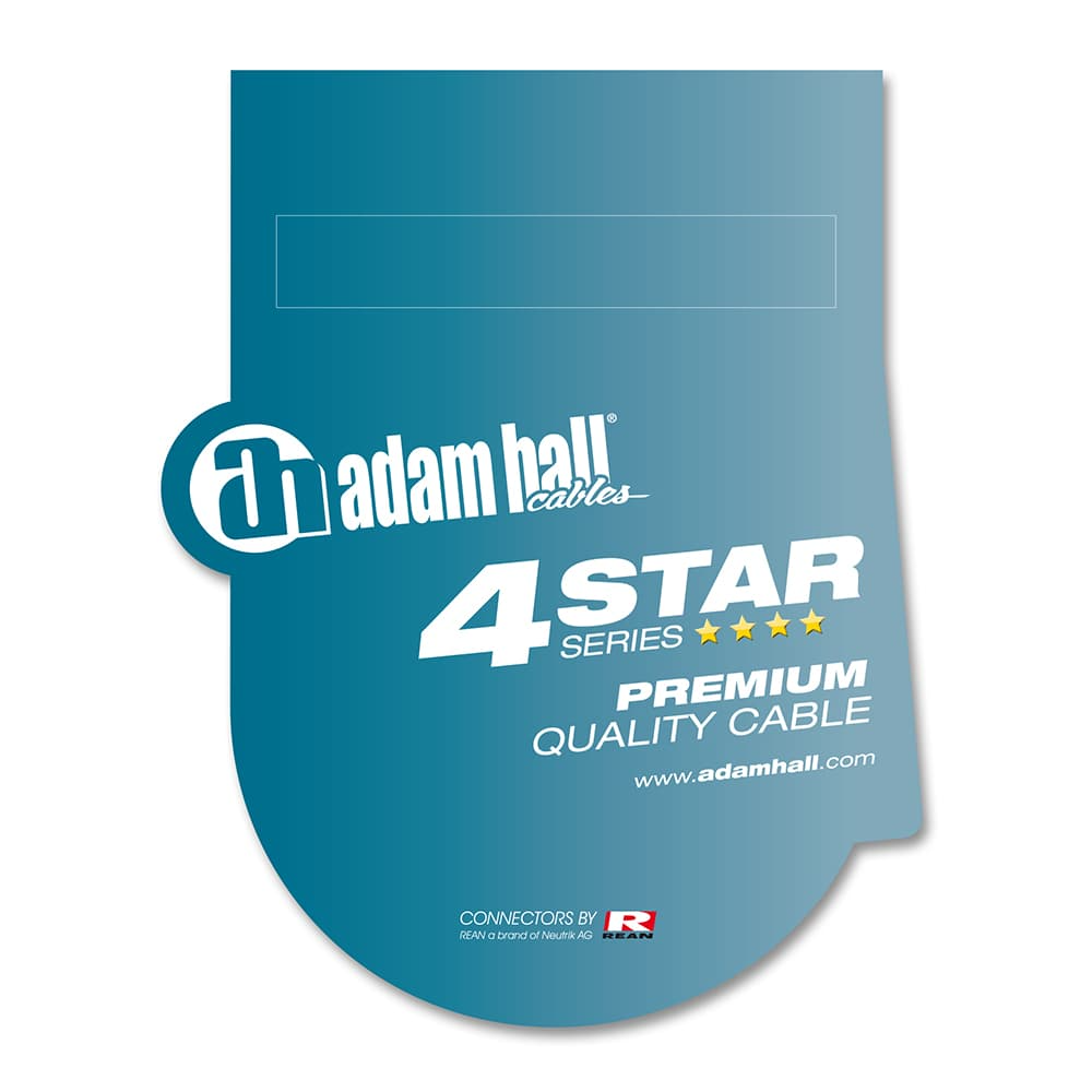 Adamhall 4 STAR Balanced Rean® Minijack Female - Jack TRS 3m