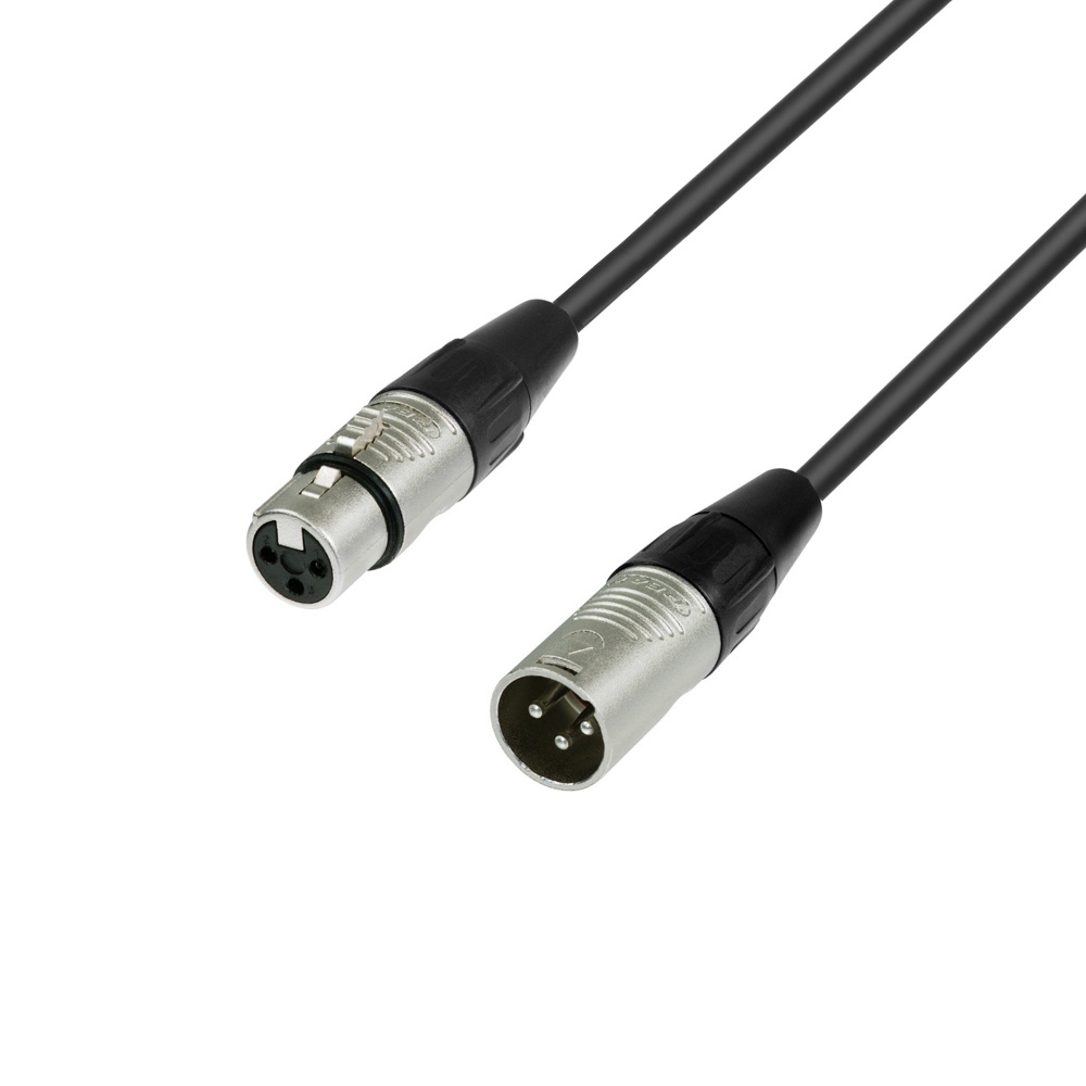Adamhall 4 STAR Rean® XLRF to XLRM Microphone Cable 10m (K4MMF1000)