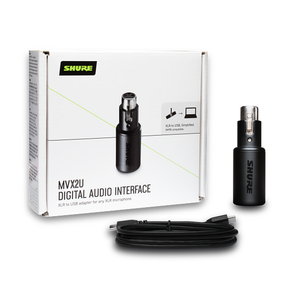 Shure MVX2U Motiv XLR to USB Digital Interface