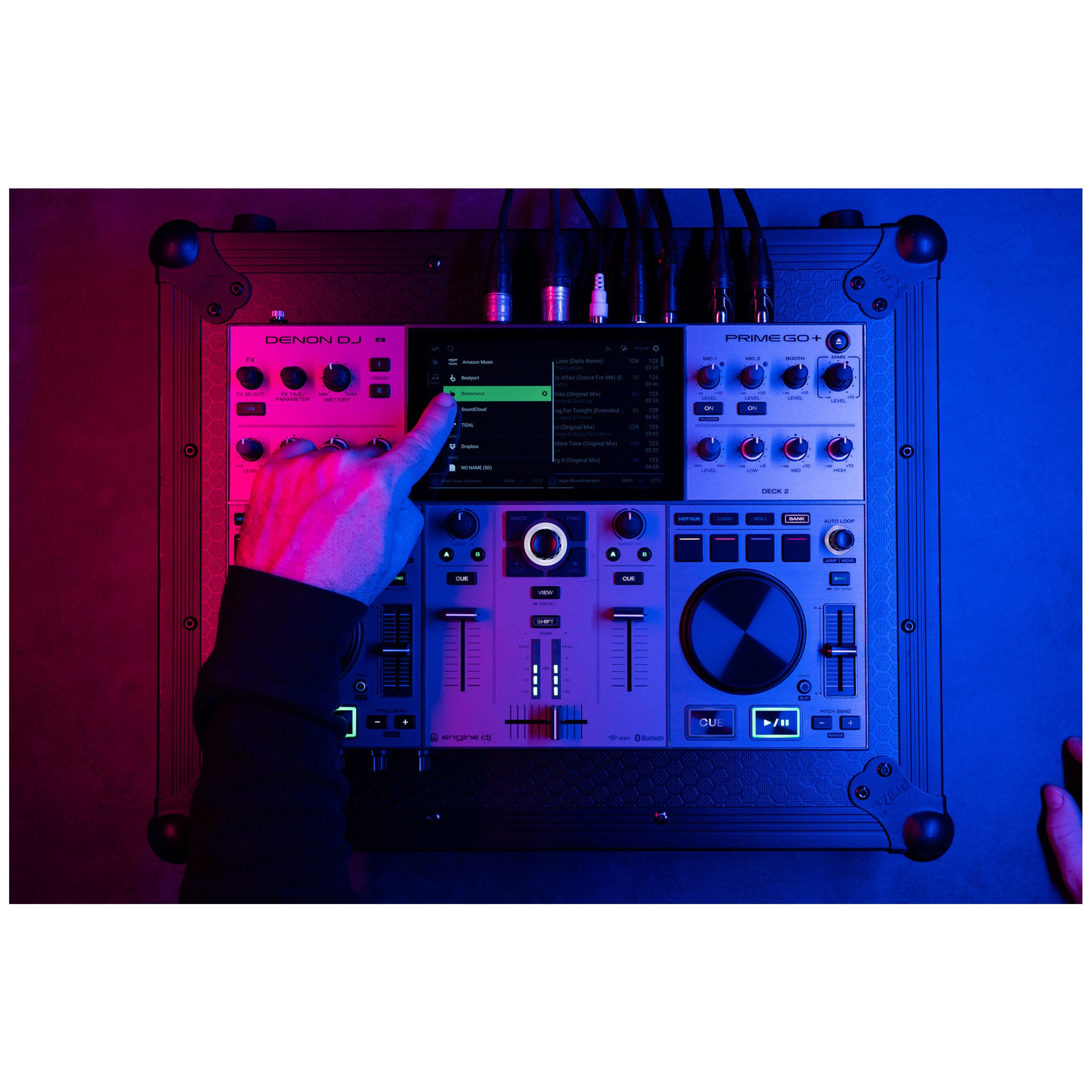 Denon DJ Prime GO+ Wave Eight Pair Bundle