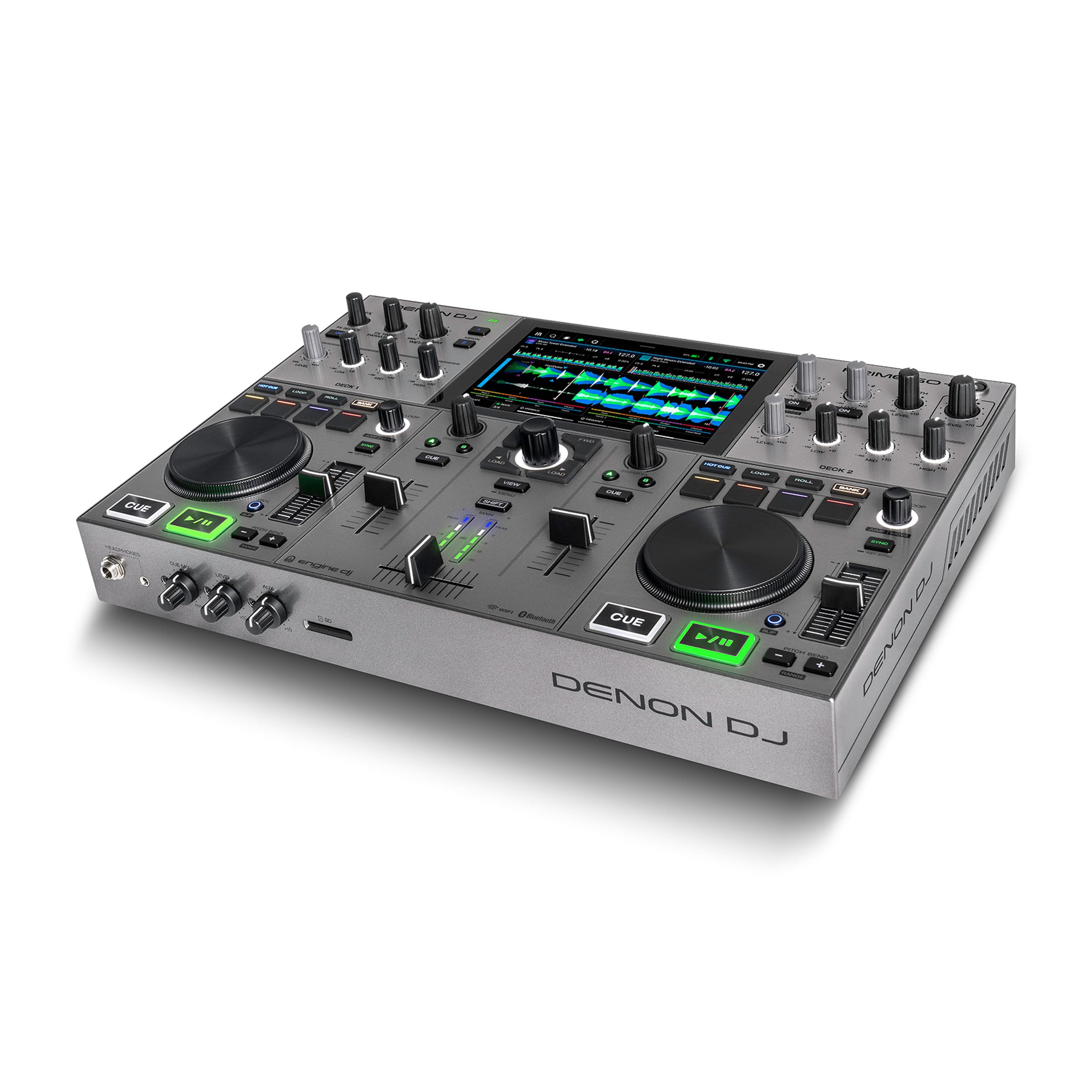 Denon DJ Prime GO+ Wave Eight Pair Bundle