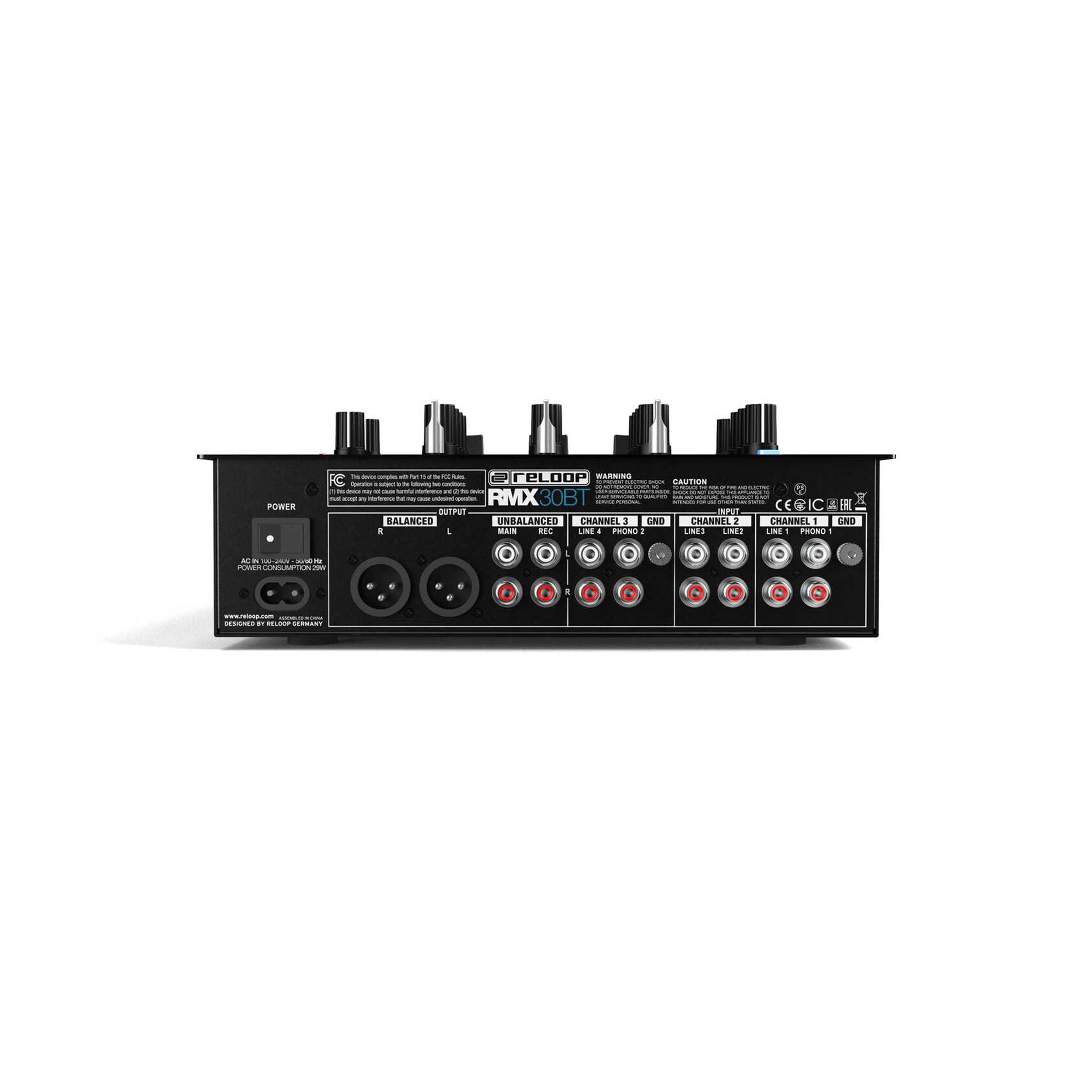 Reloop RMX-30 BT 3-Channel DJ Mixer with Bluetooth