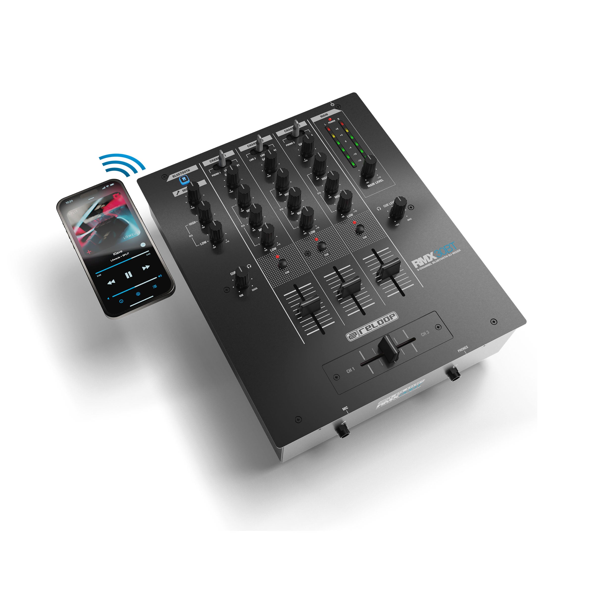 Reloop RMX-30 BT 3-Channel DJ Mixer with Bluetooth