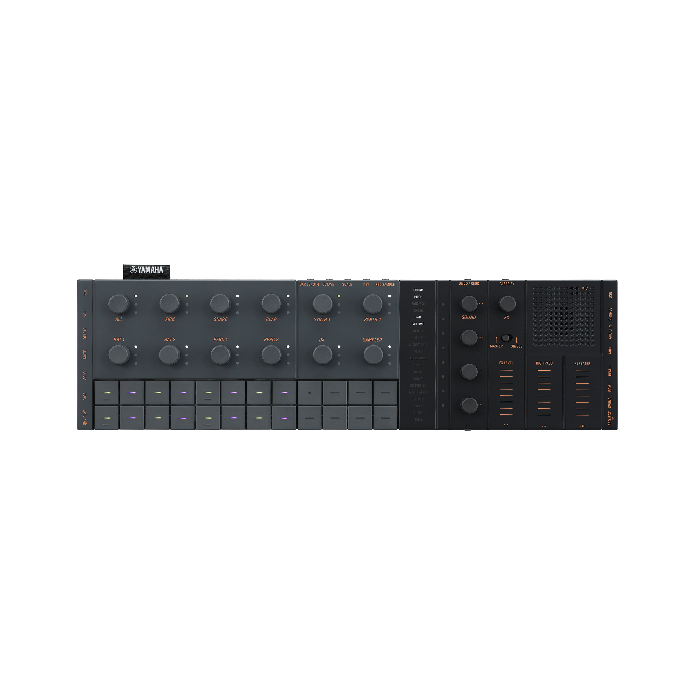 Yamaha SEQTRAK Music Production Studio Black