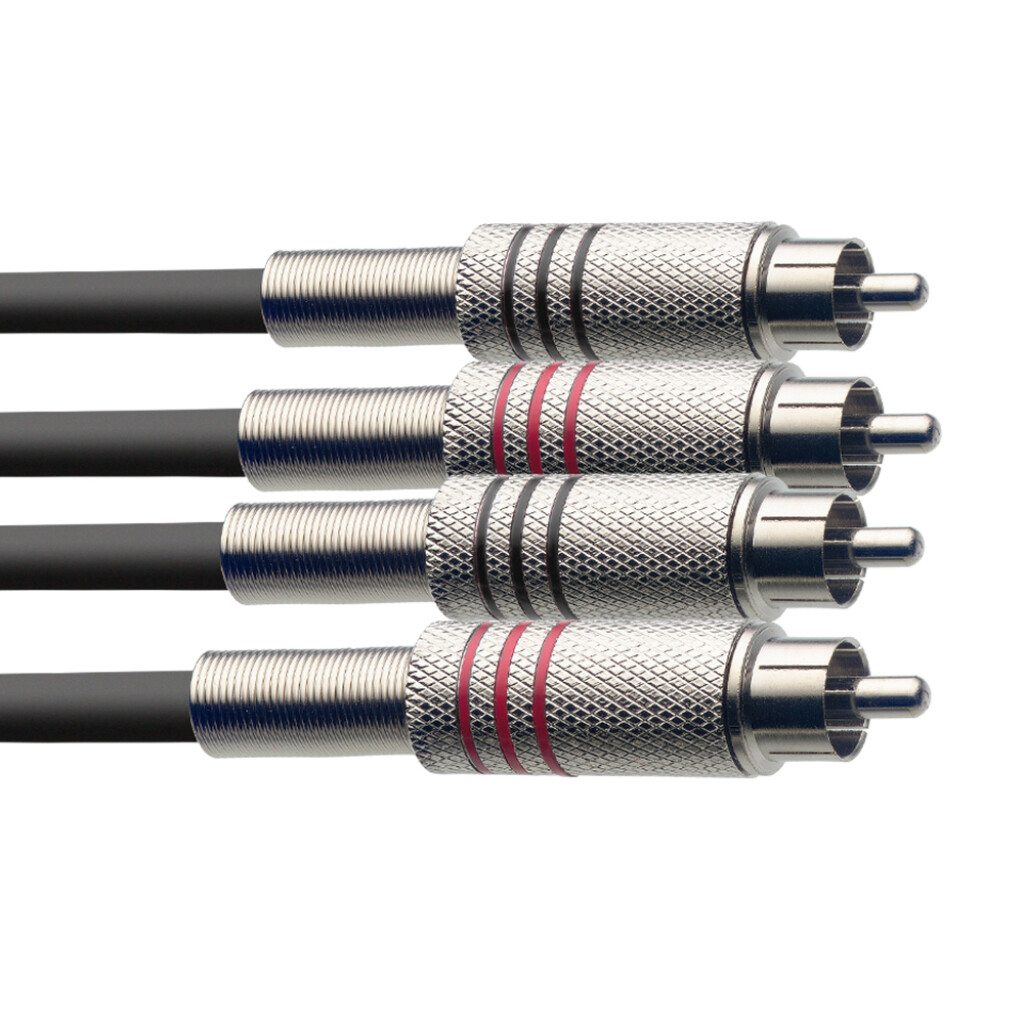 Stagg STC6C Twin RCA to Twin RCA Cable 6m