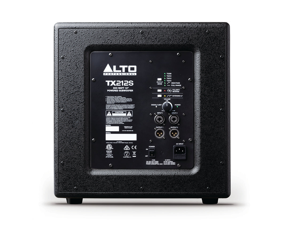 Alto TX212S 12" Active Subwoofer