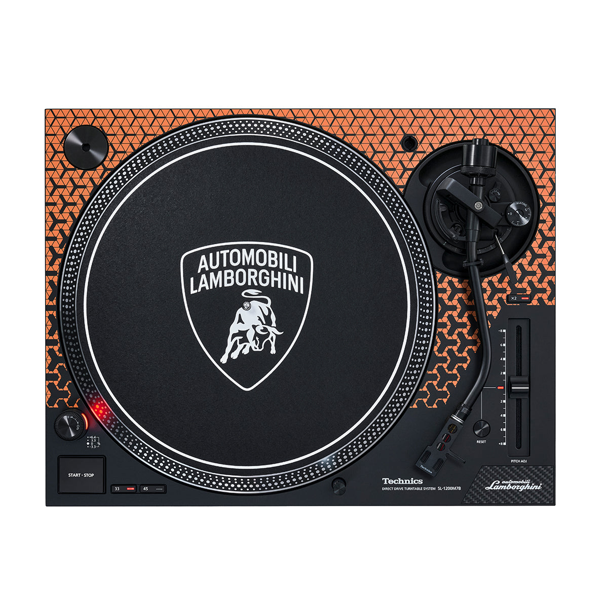 Technics SL-1200M7B-O - Lamborghini Special Edition - Orange