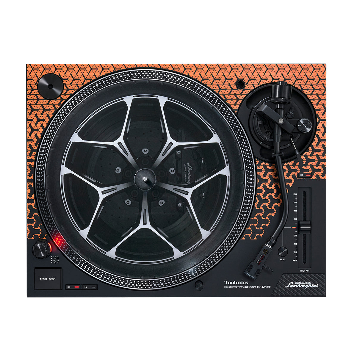 Technics SL-1200M7B-O - Lamborghini Special Edition - Orange