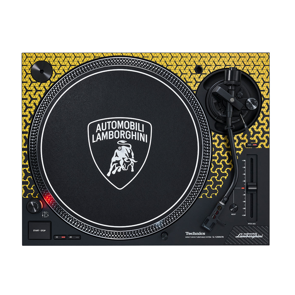 Technics SL-1200M7B-Y - Lamborghini Special Edition - Yellow