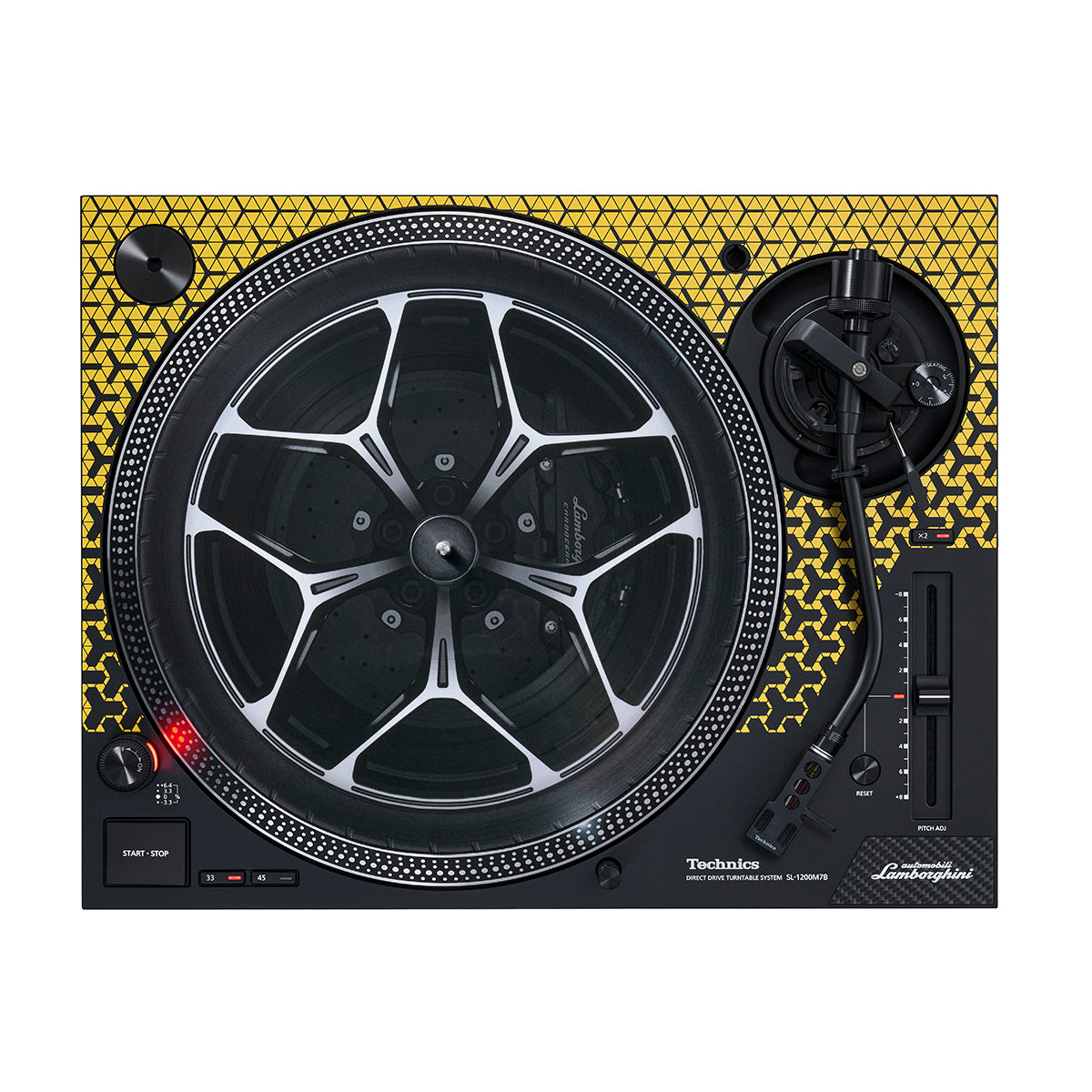 Technics SL-1200M7B-Y - Lamborghini Special Edition - Yellow