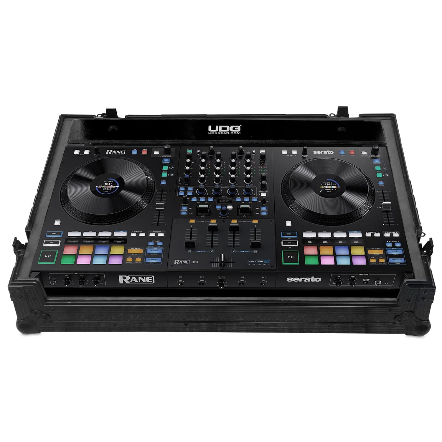 UDG Ultimate Flight Case Rane Performer / Four Black Plus (Wheels) U91082BL