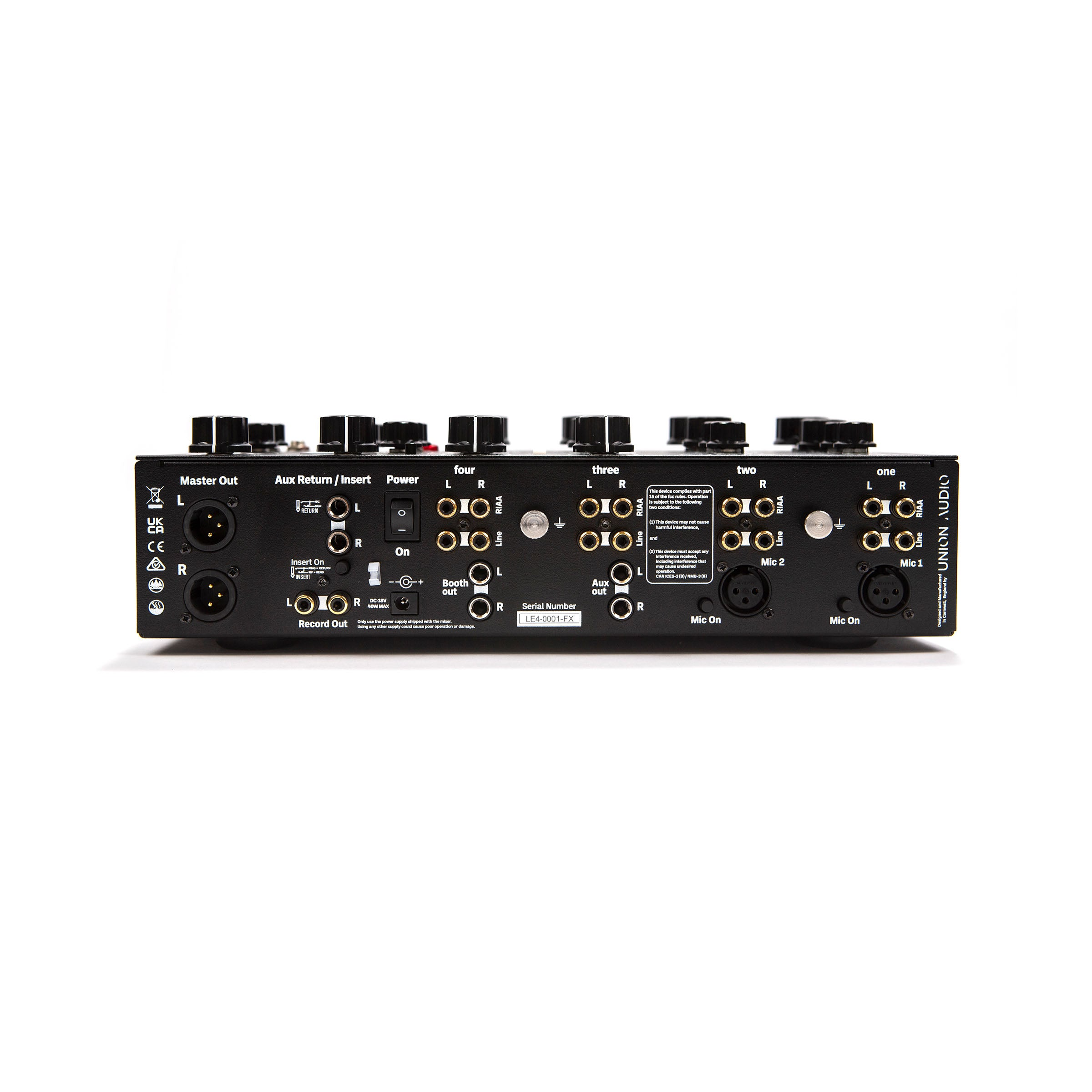Union Audio ORBIT.4 LE FX + Decksaver Cover